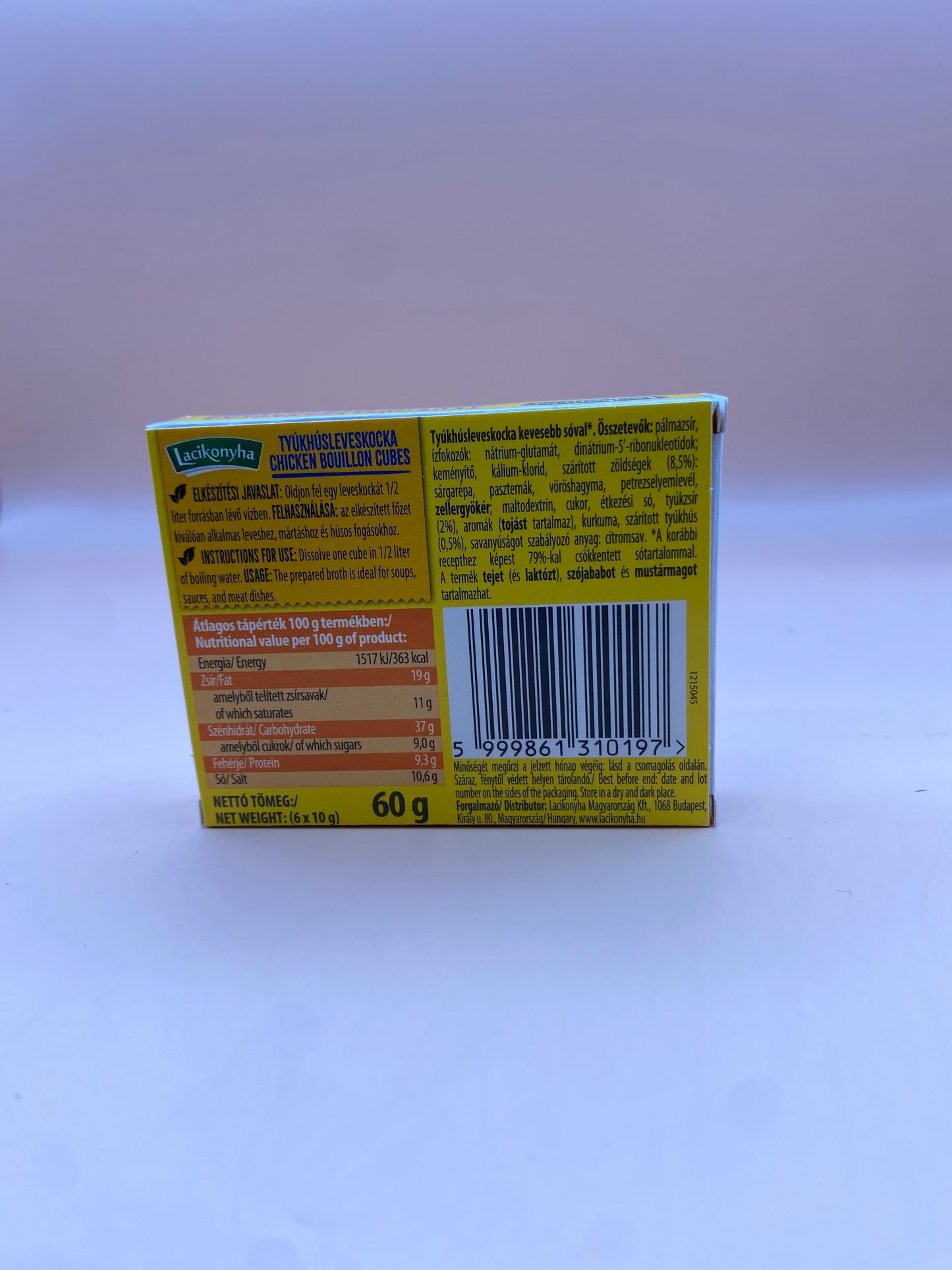 Lacikonyha tyúkhúsleves kocka 60g