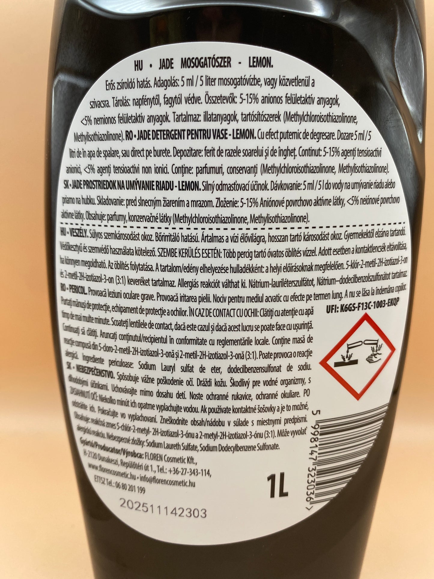 Jade Mosogatószer Lemon 1 liter