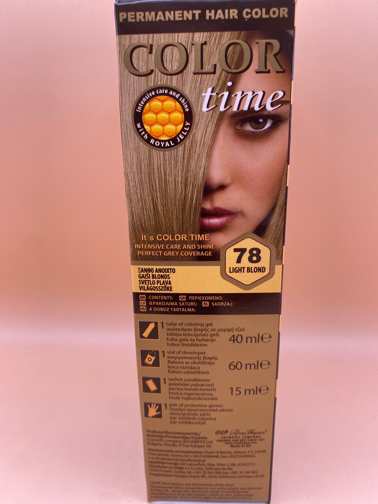 Color time hajfesték 78. Világosszőke