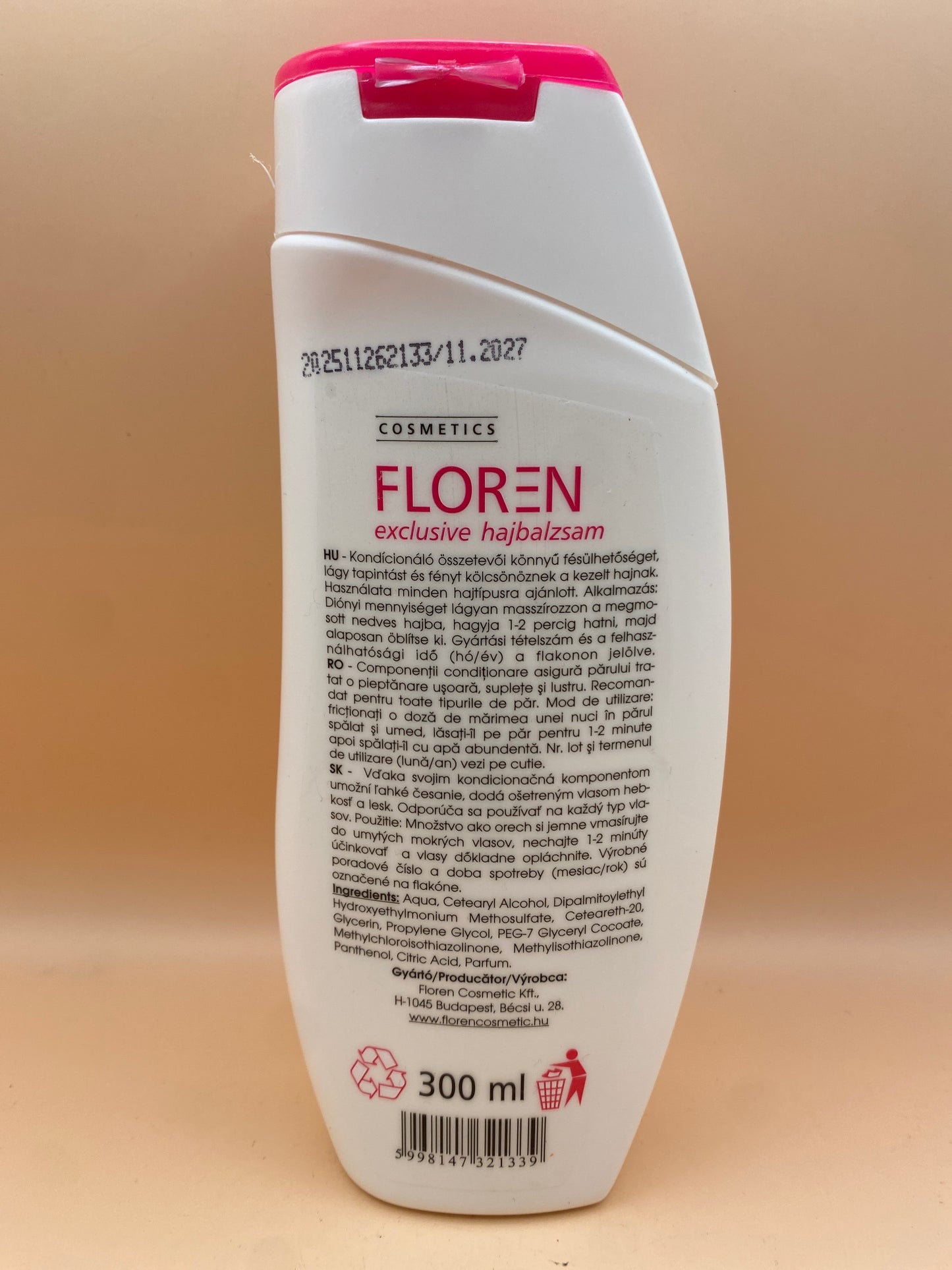 Floren Exclusive hajbalzsam 300 ml