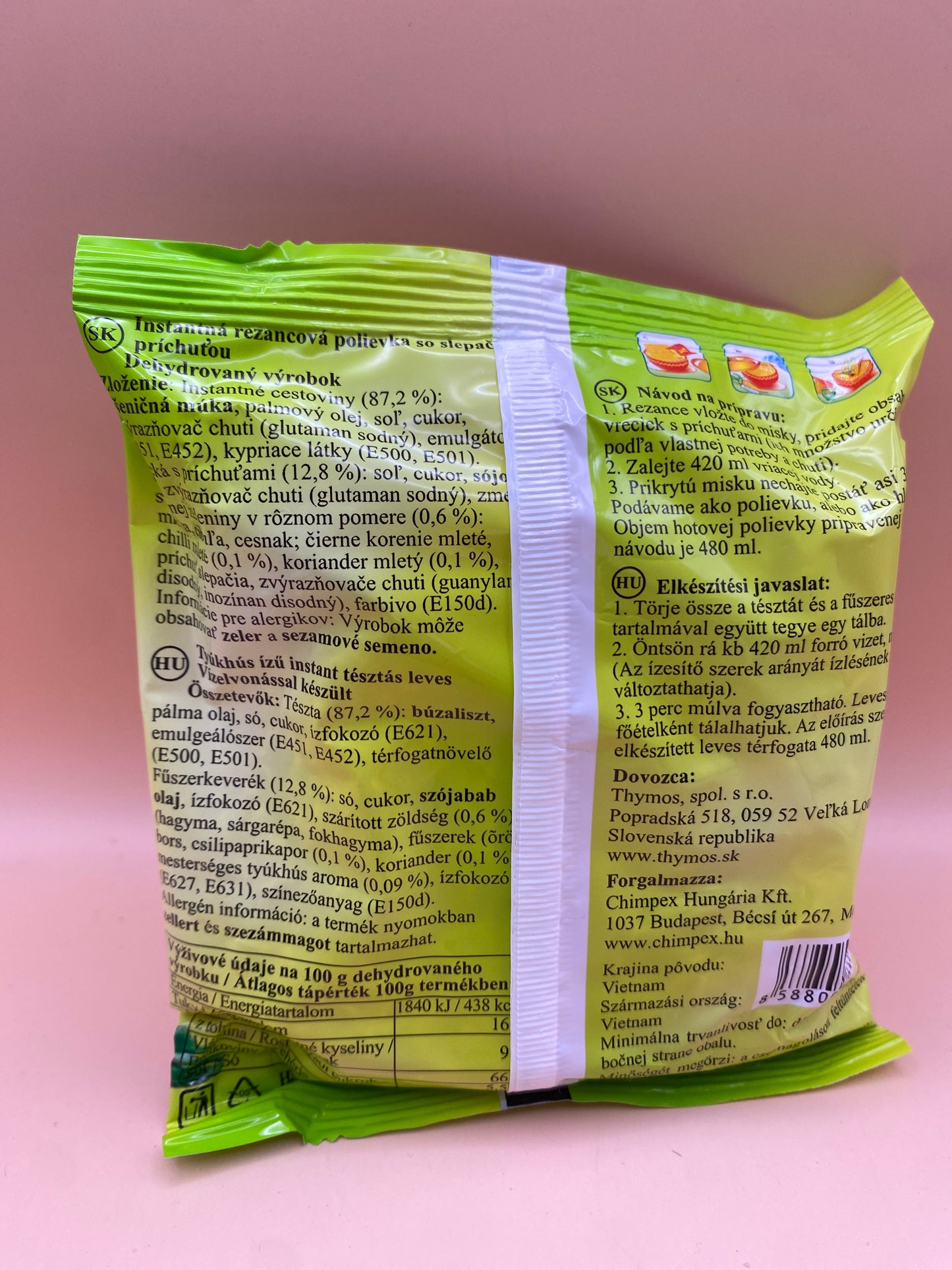 Vishu instant tésztás leves 60g Tyúkhús ízű