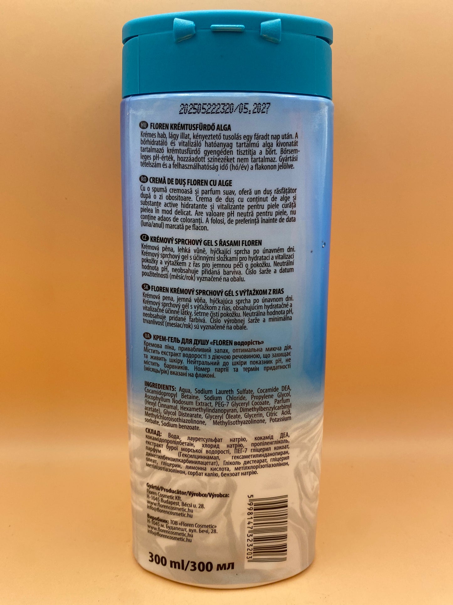 Floren Krémtusfürdő 300 ml Alga