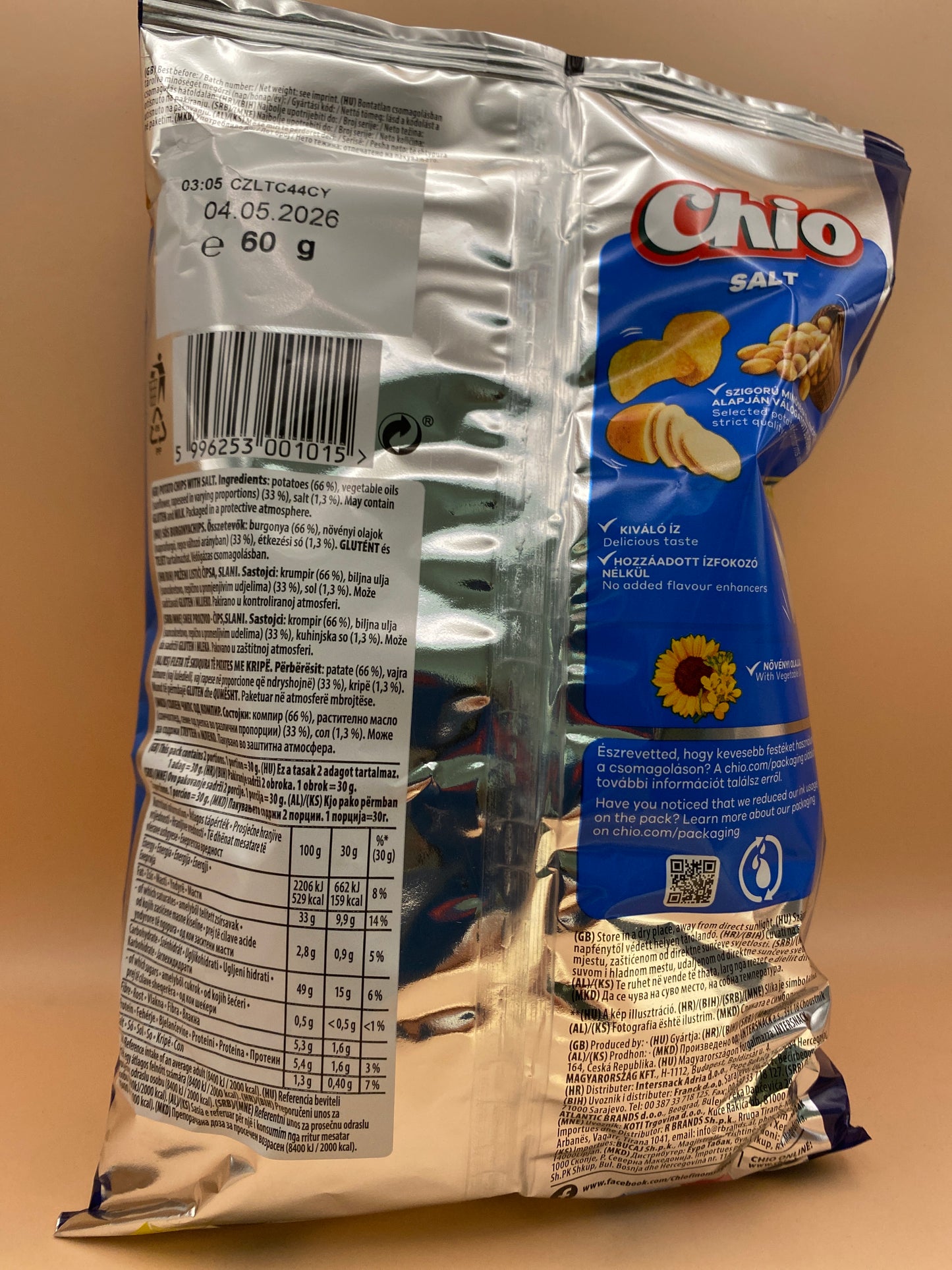 Chio Sós burgonyachips 60g