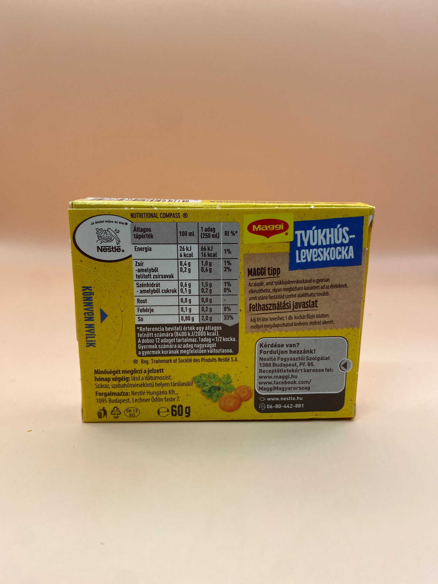 Maggi tyúkhúsleves kocka 60g