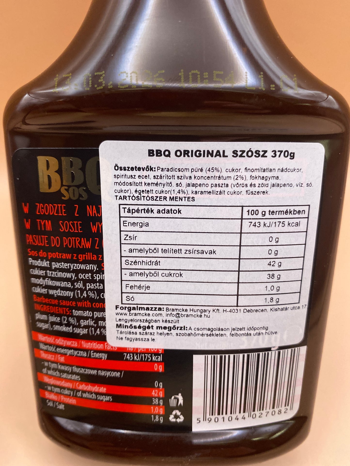 BBQ Original szósz 370g