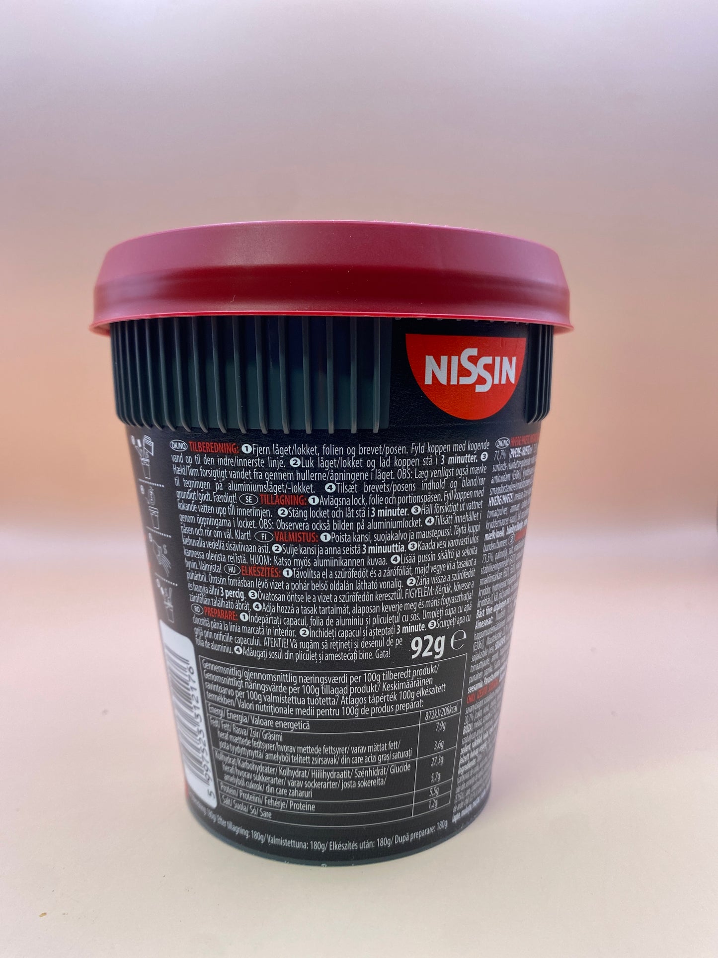 Soba instant tészta 92g Chili szósszal