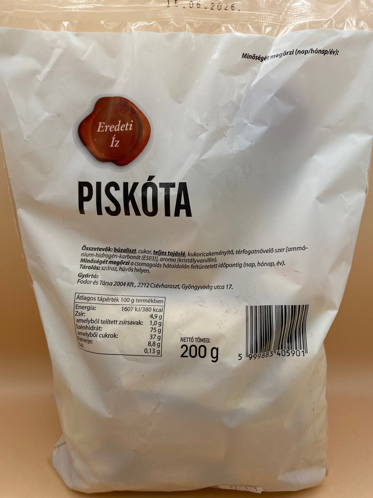 Eredeti íz Baba piskóta 200g