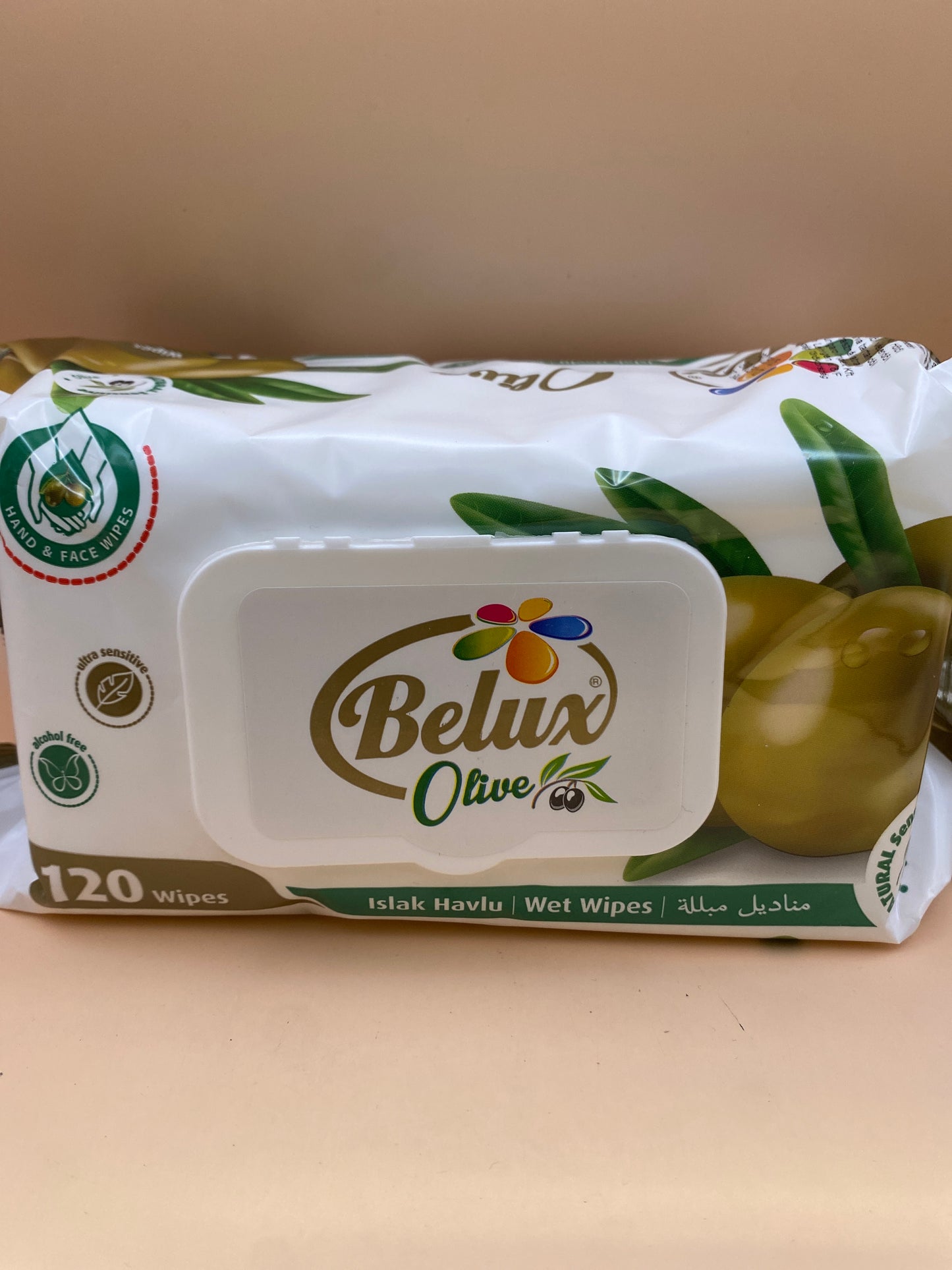 Belux illatosított nedves törlőkendő 120 darabos