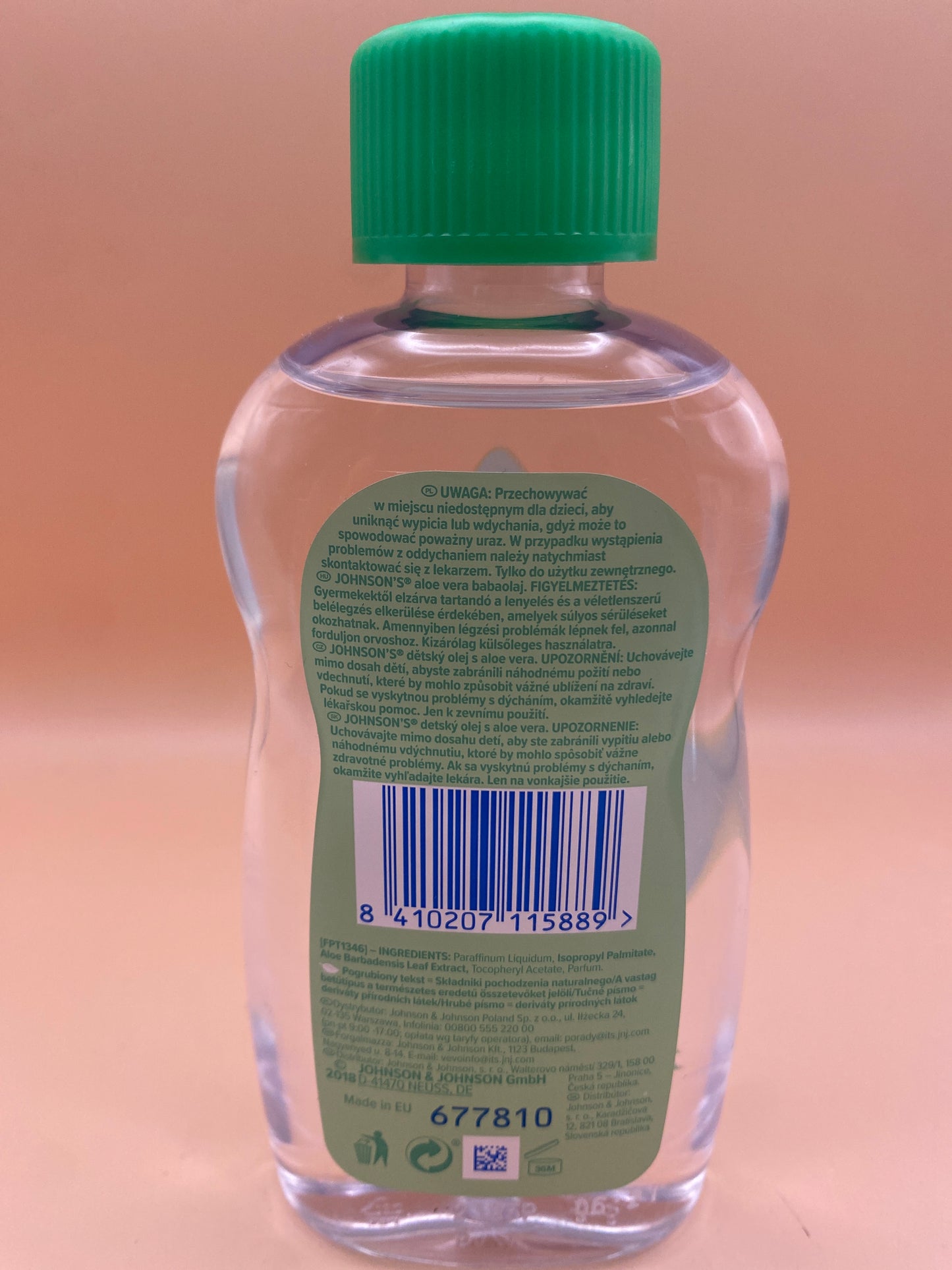 Johnsons Babaolaj Aloe Vera 200ml