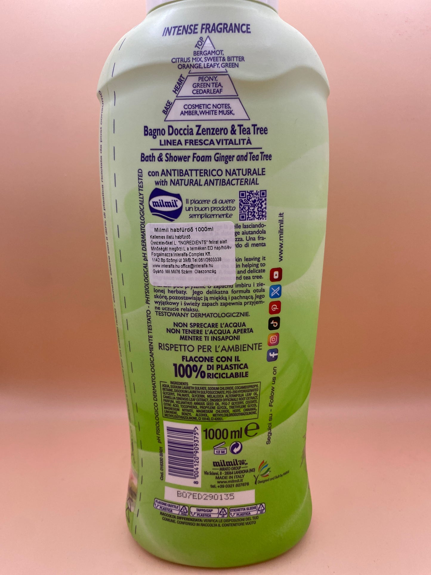 Milmil Habfürdő 1 liter