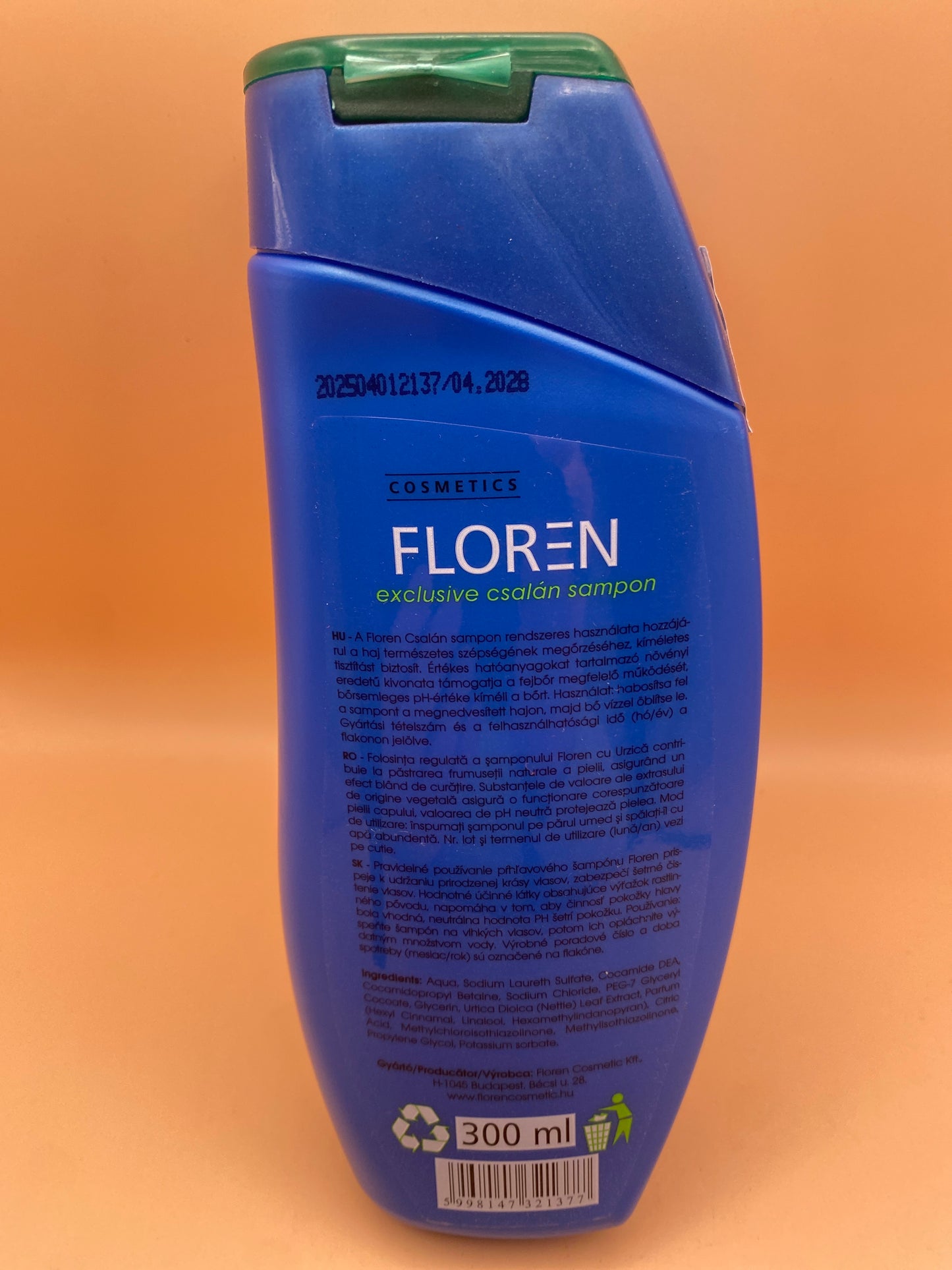 Floren exclusive csalán sampon 300 ml