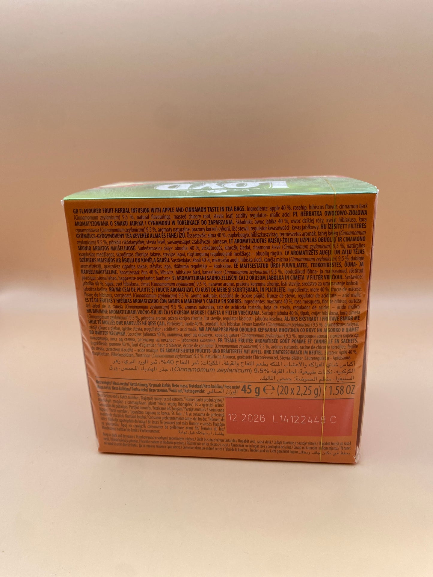 Loyd filteres tea alma és fahéj ízű 45g (20x2,25g)