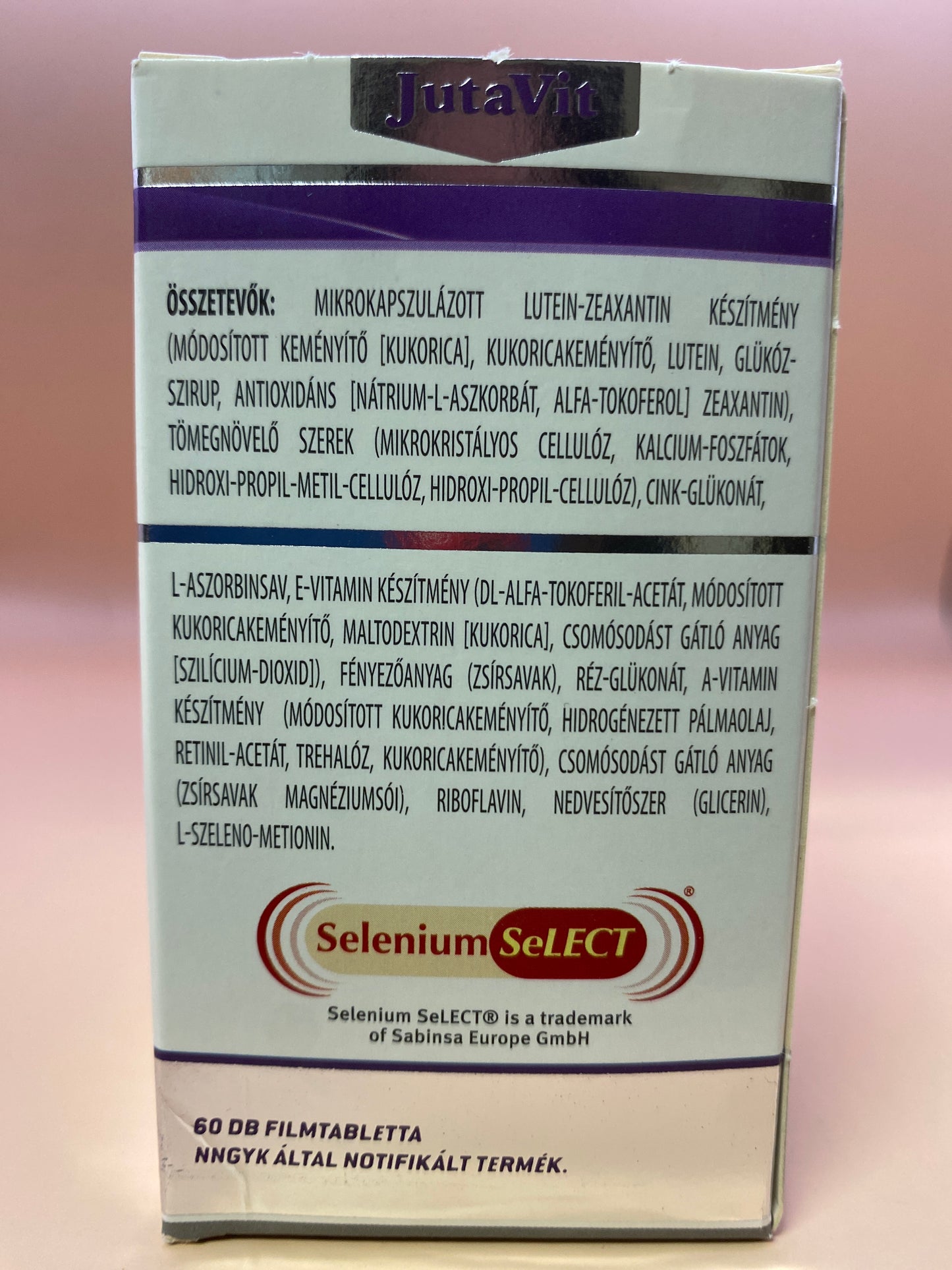 JutaVit Szem-Lutein Pro 40mg 60 darab filmtabletta