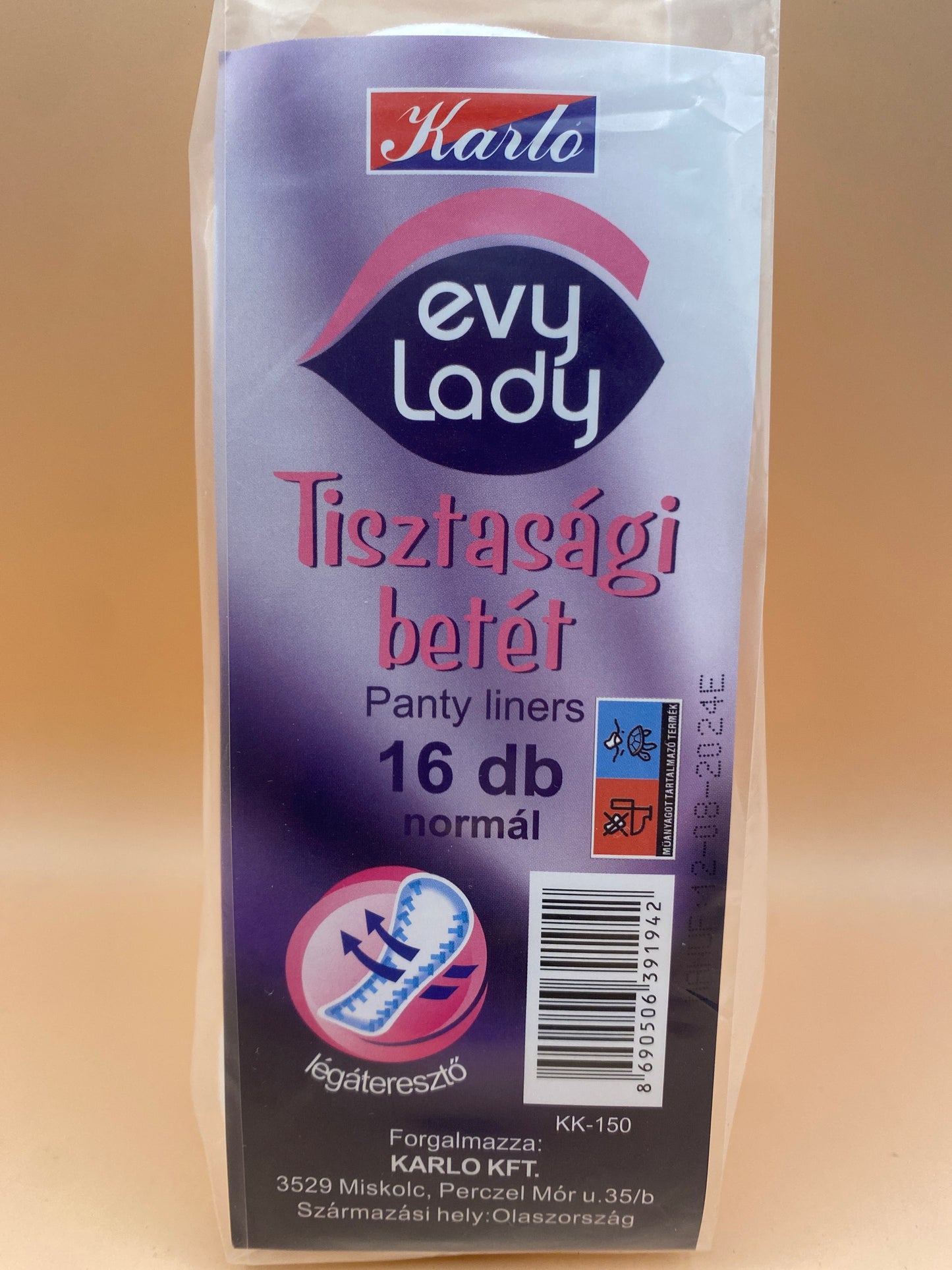 Evy Lady Tisztasági betét Normál 16 darab