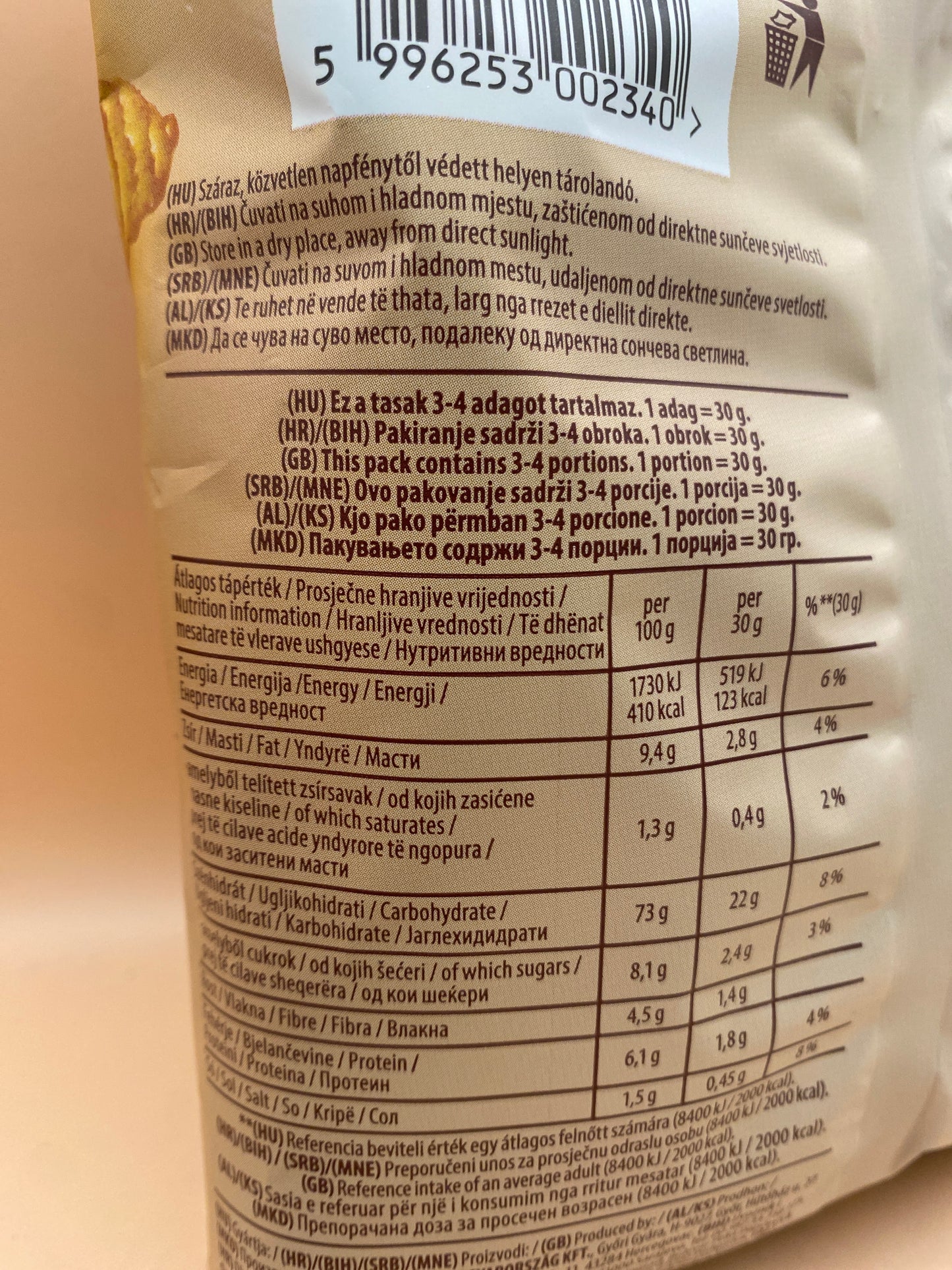 Chio Oven Hagymás-tejfölös ízű burgonyachips 100g