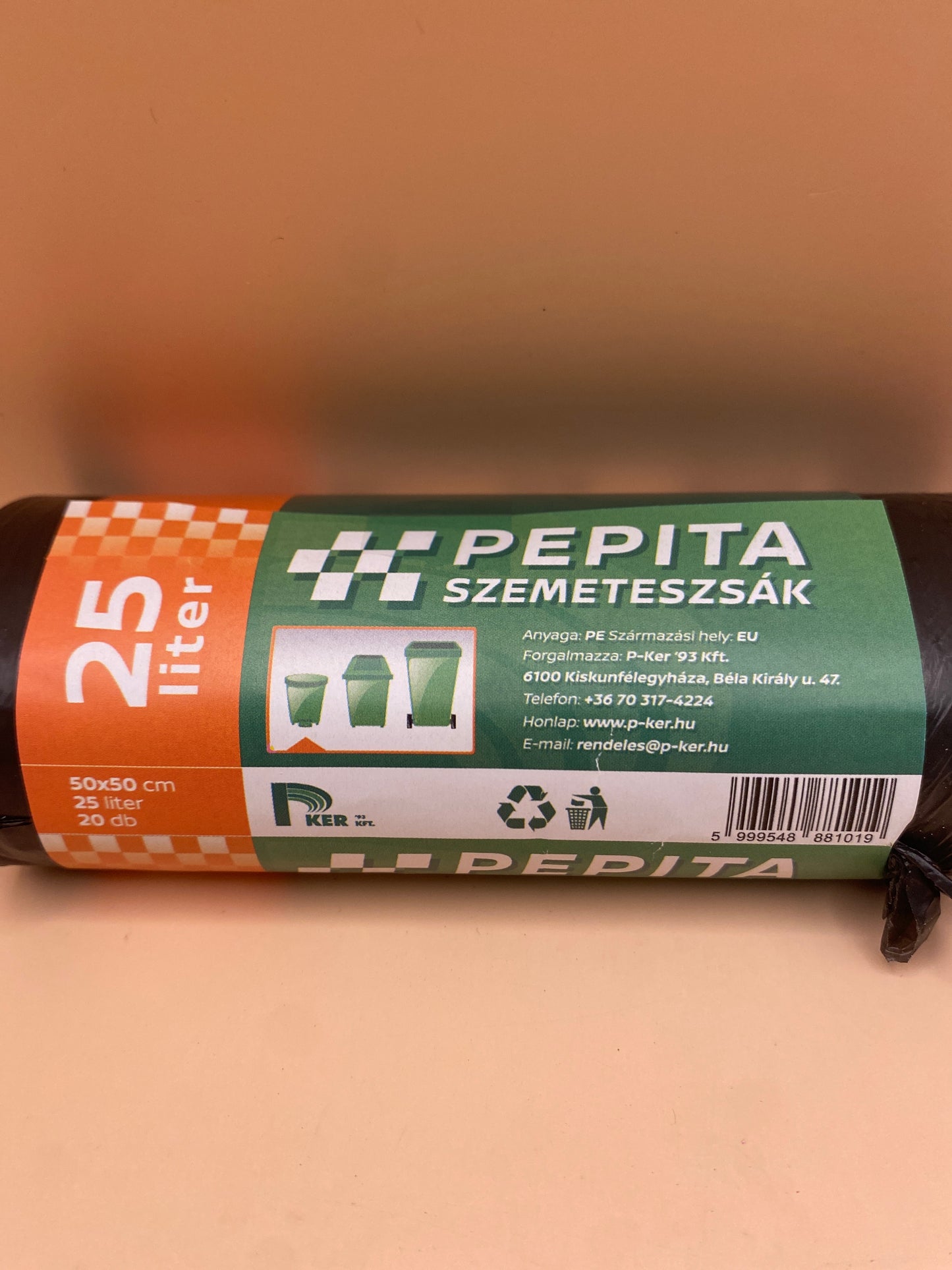 Pepita Szemeteszsák 25 literes 20 darab