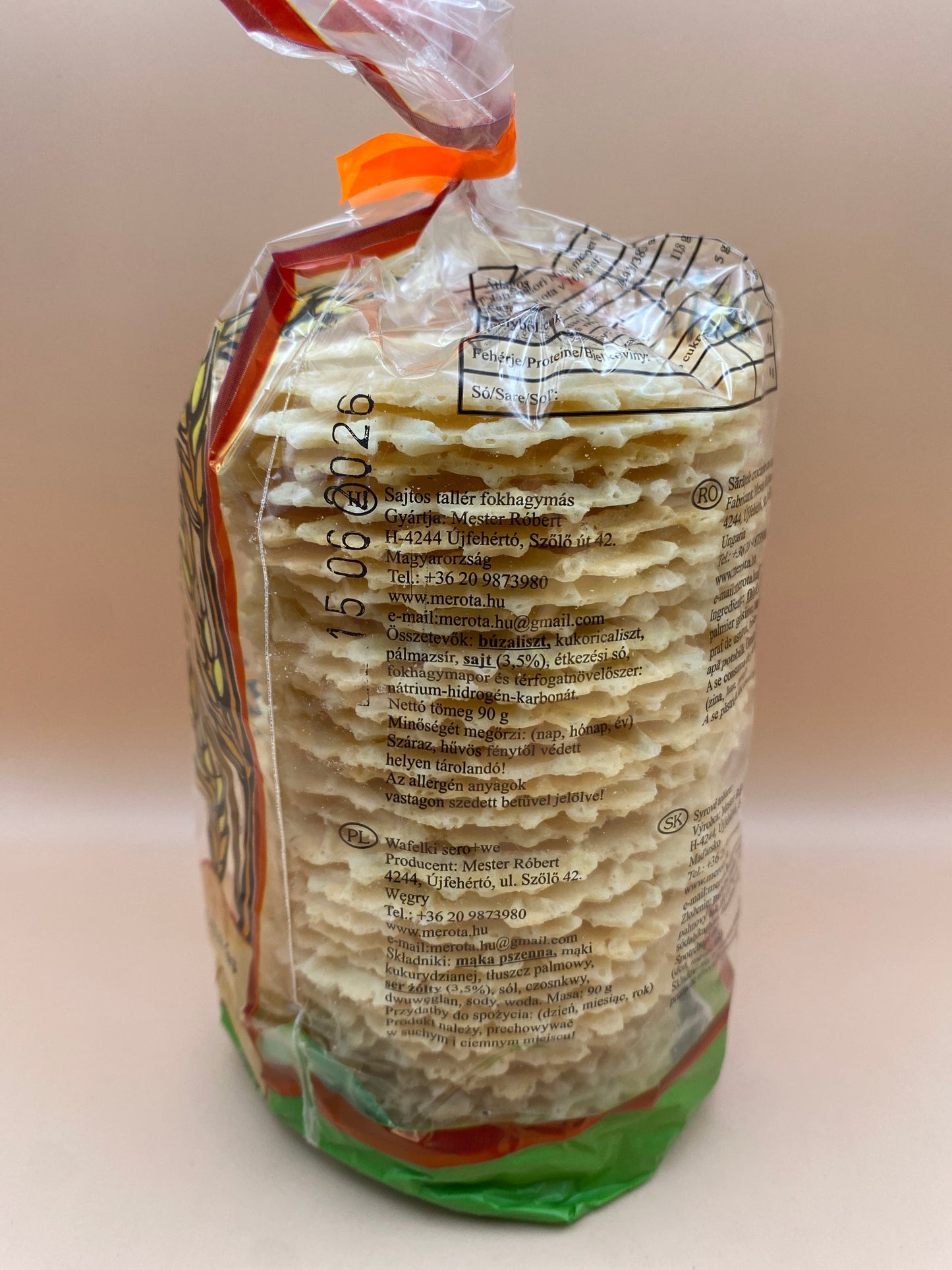 Mester Sajtos tallér - Fokhagymás ízű 90 G