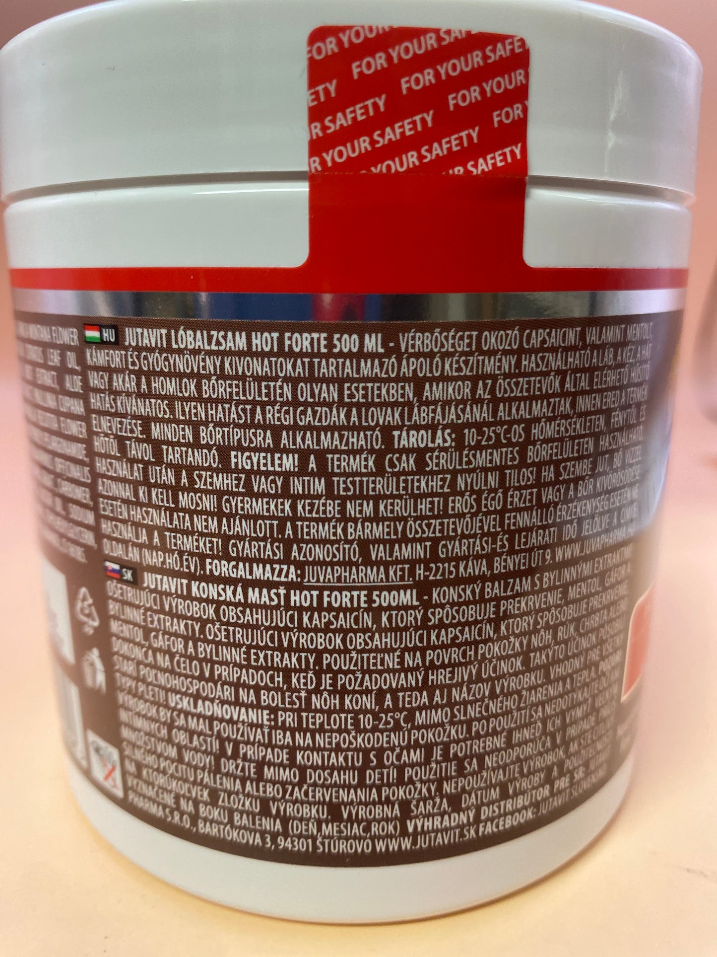 JutaVit Lóbalzsam HOT Forte 500ml