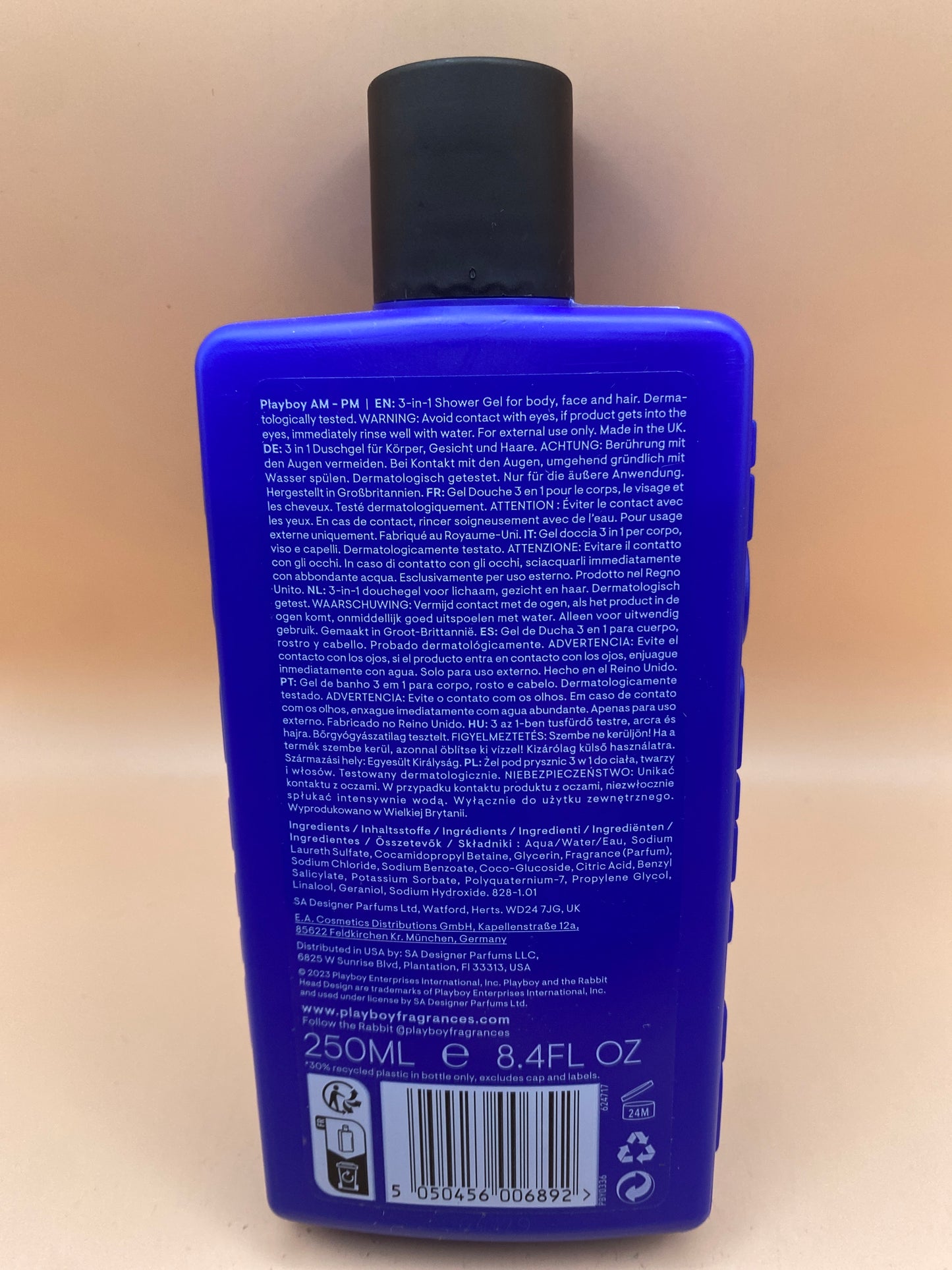 Playboy AM-PM 3az 1-ben Tusfürdő 250 ml