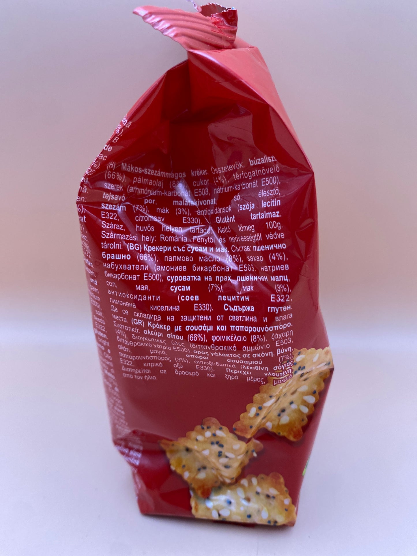 Croco mákos-szezámmagos kréker 100g