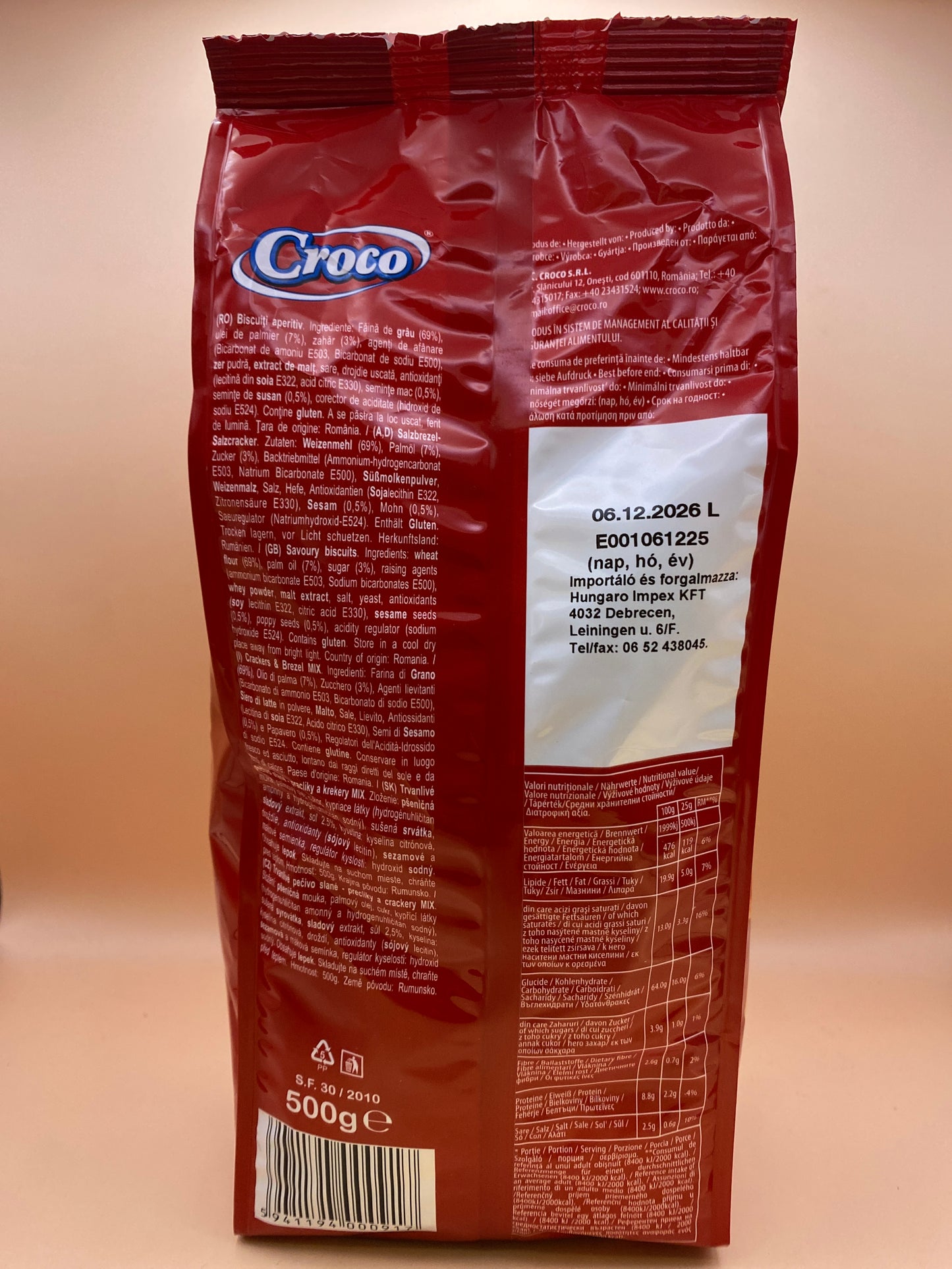 Croco sós perec és krémet mix 500g