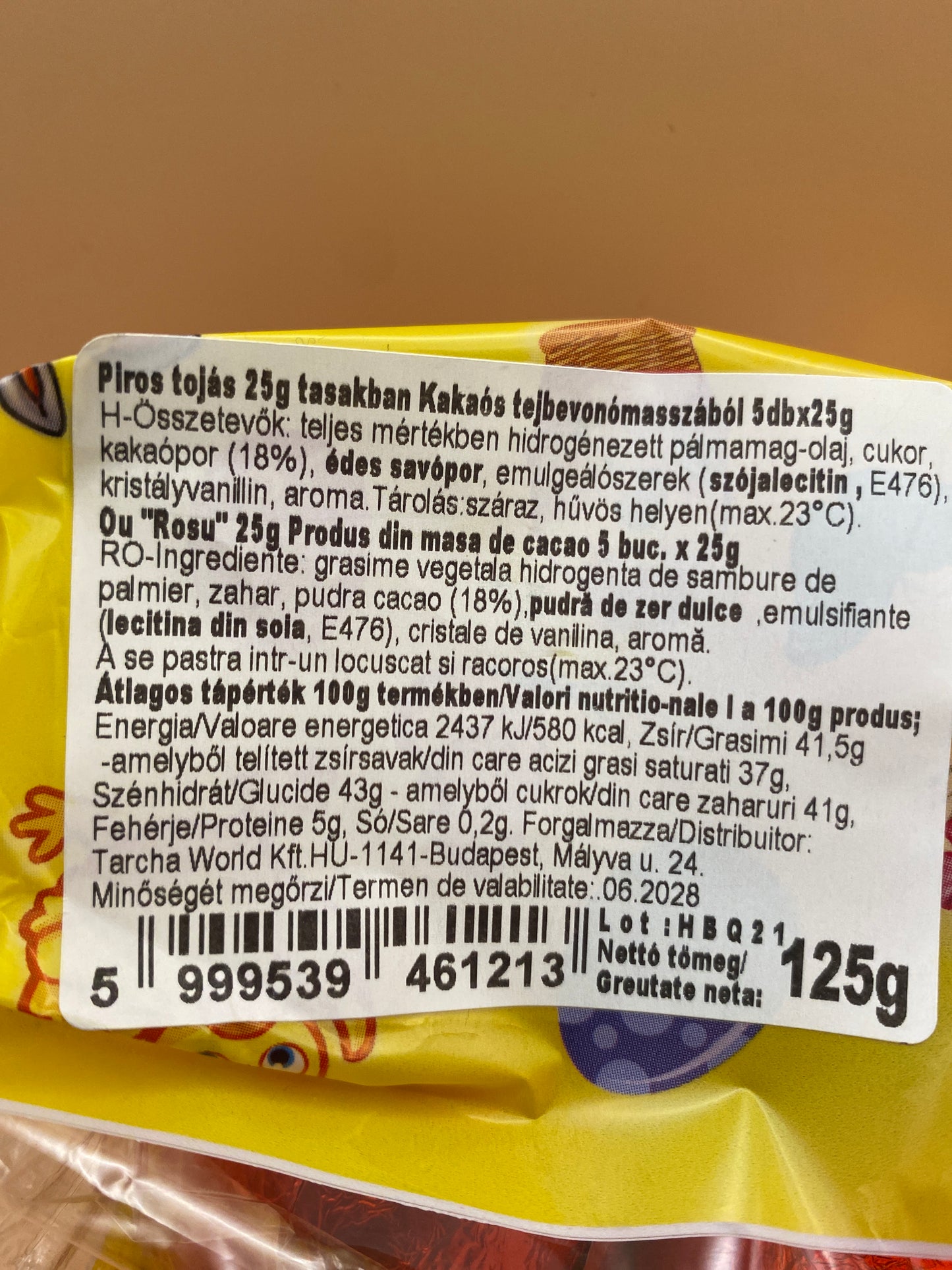 Nicole Piros tojás tasakban 5dbx25g Kakaós tejbevonómasszából
