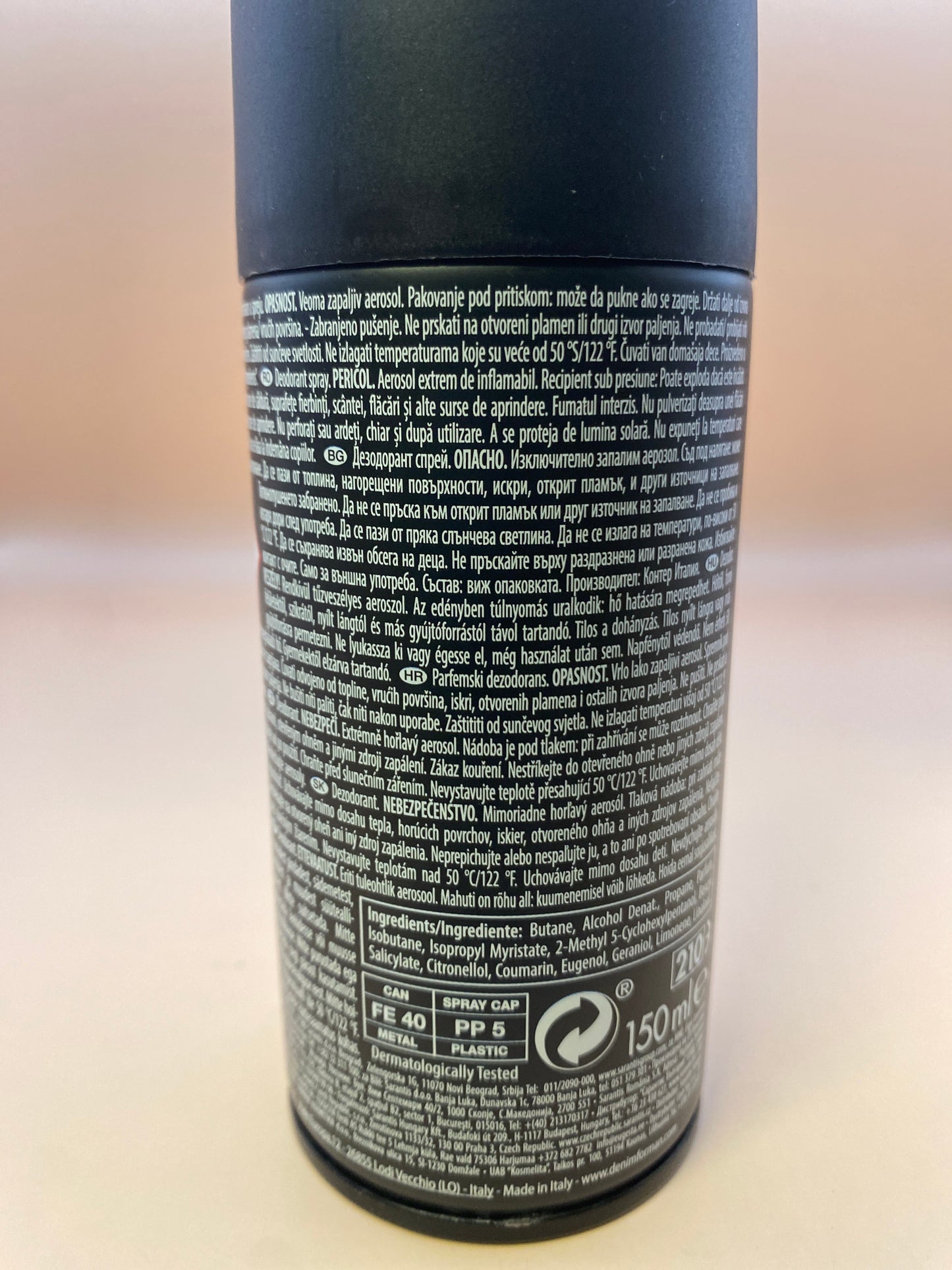 Denim Black férfi deo spray 150 ml
