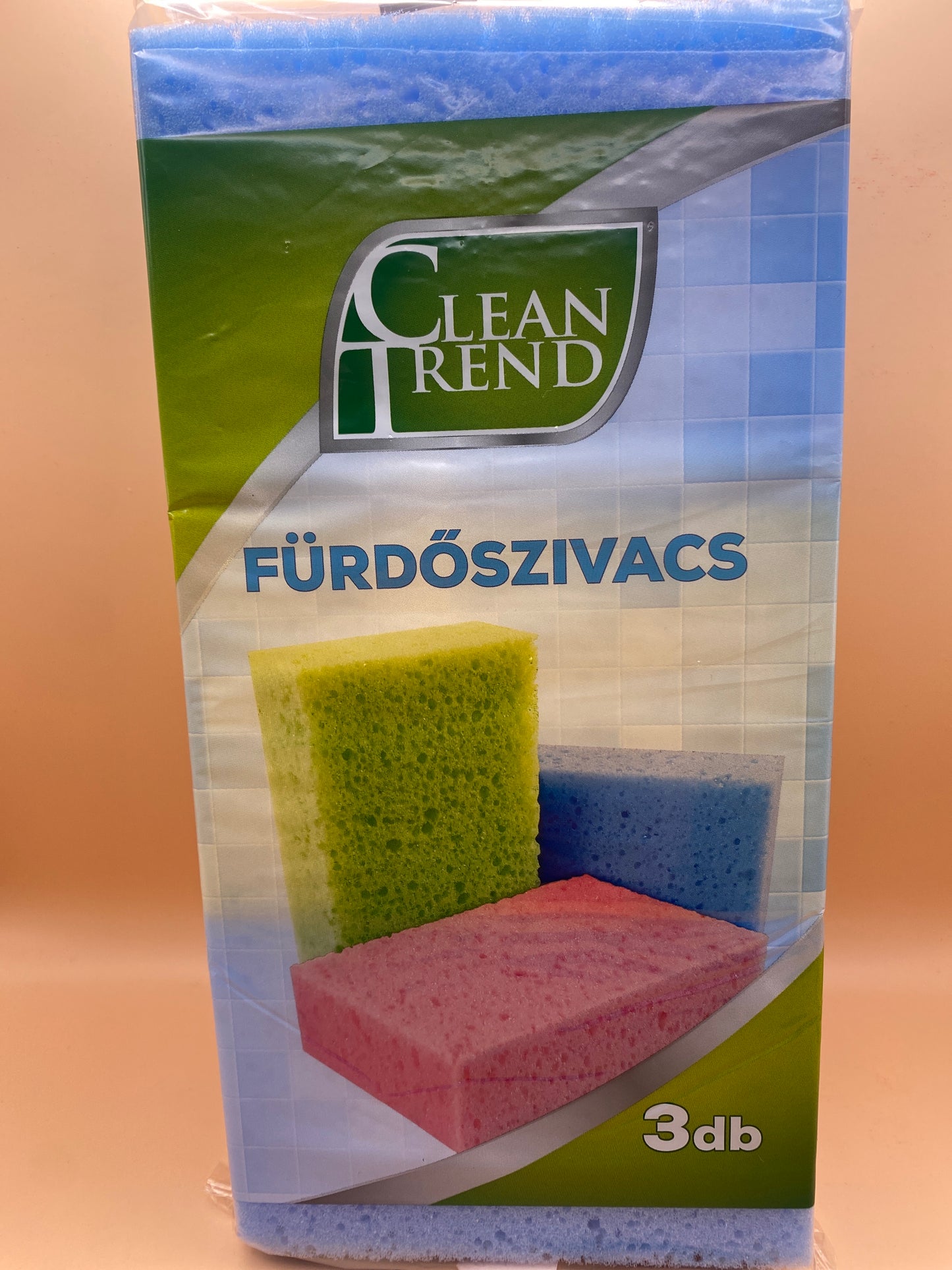 Clean Trend Fürdőszivacs 3 darab