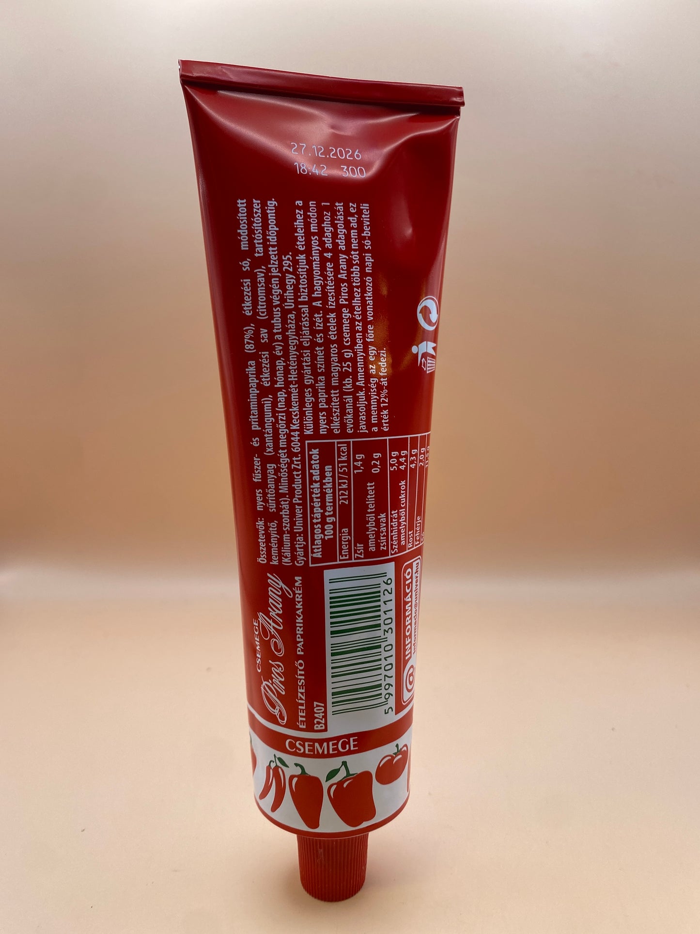 Univer Piros Arany ételízesítő 160g Csemege