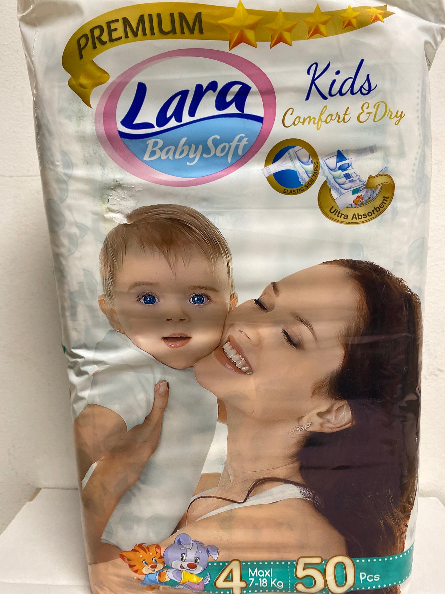 Lara Baby Soft Prémium pelenka Maxi 7-18kg 50 darab
