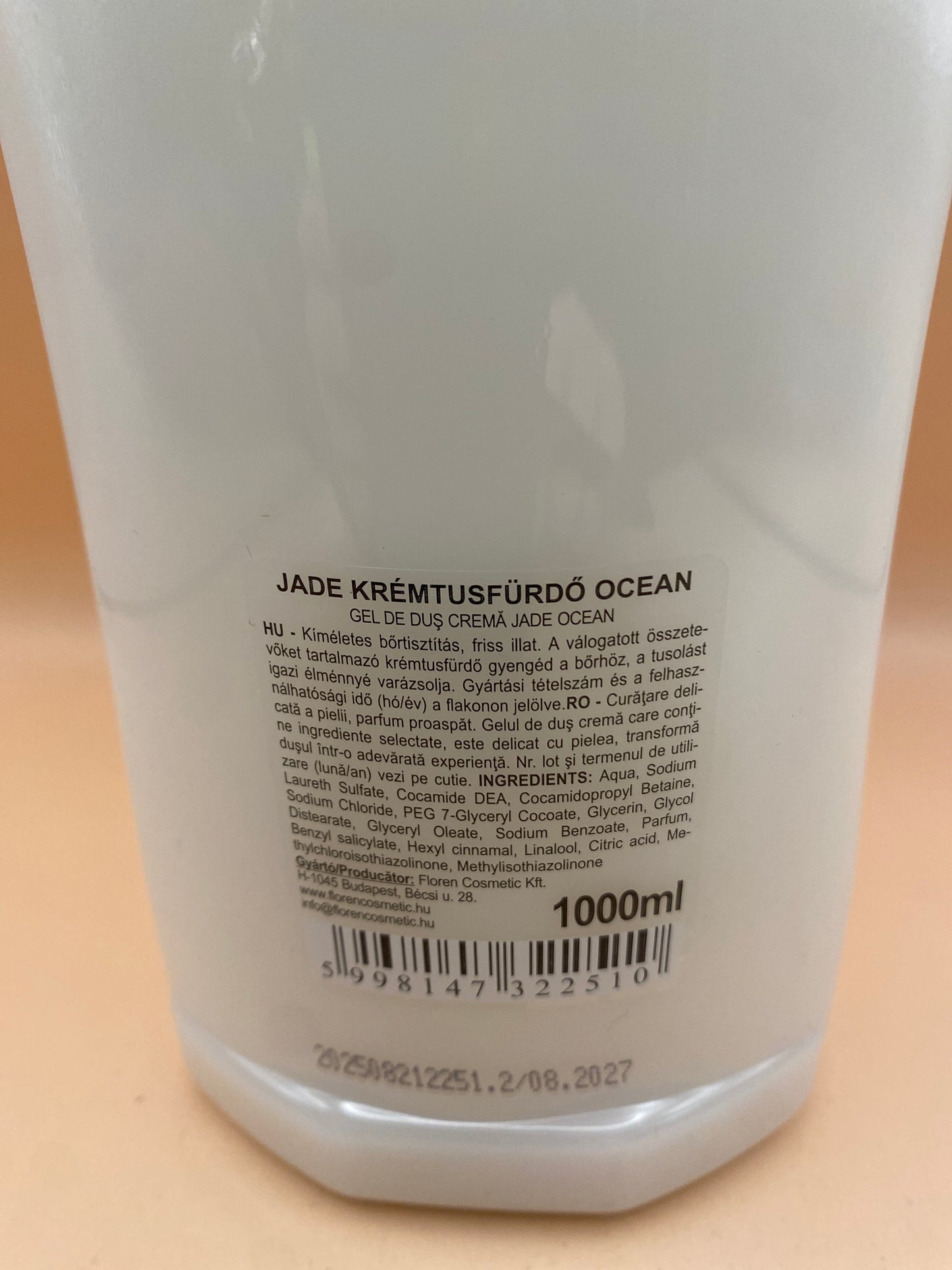 Jade Krémtusfürdő 1 liter Óceán