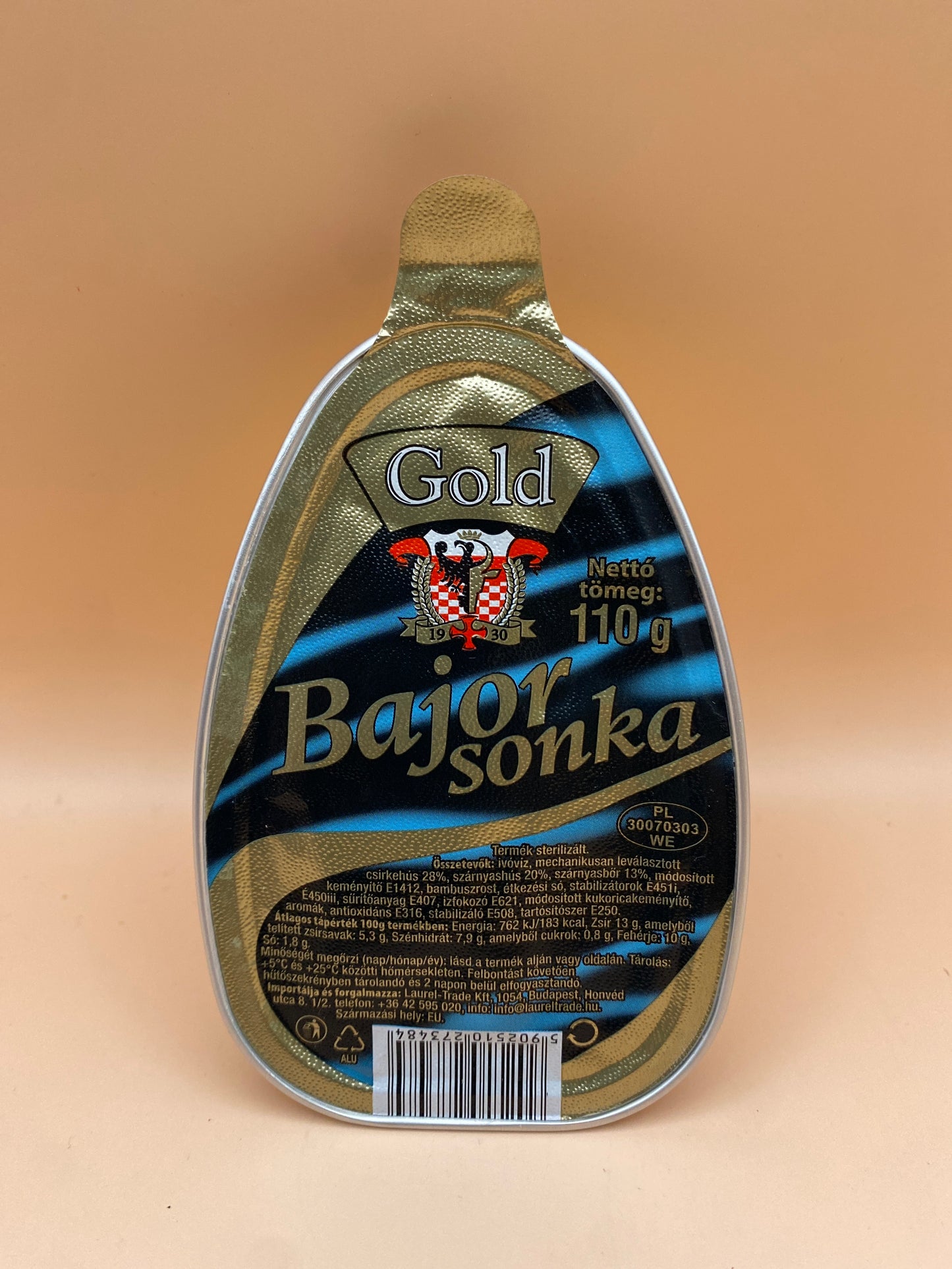 Gold Bajor sonka 110g