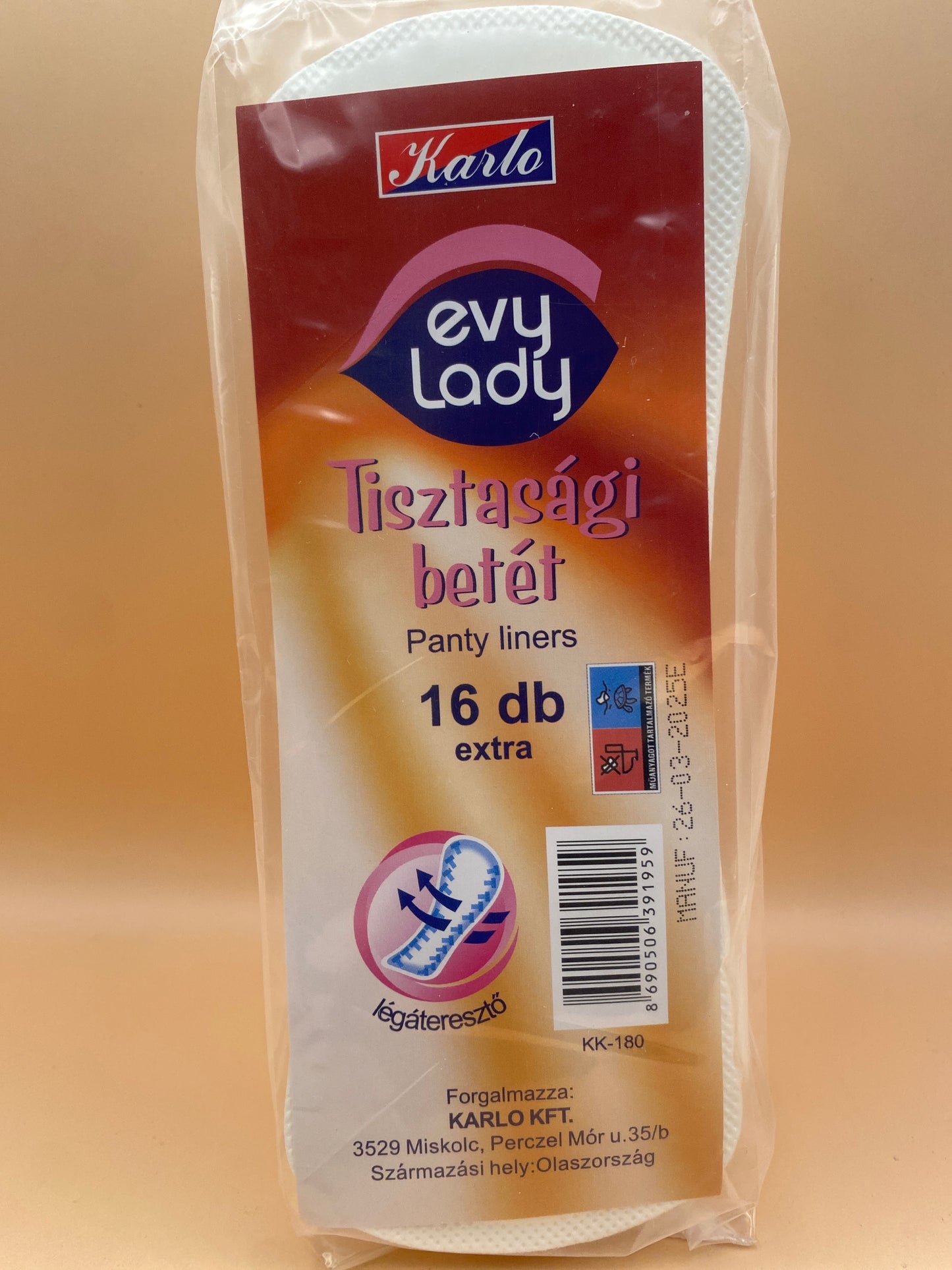Evy Lady Tisztasági betét Extra 16 darab