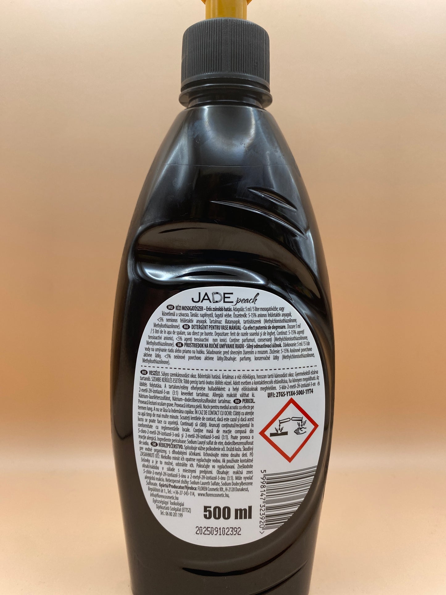 Jade Peach kézi mosogatószer 500ml