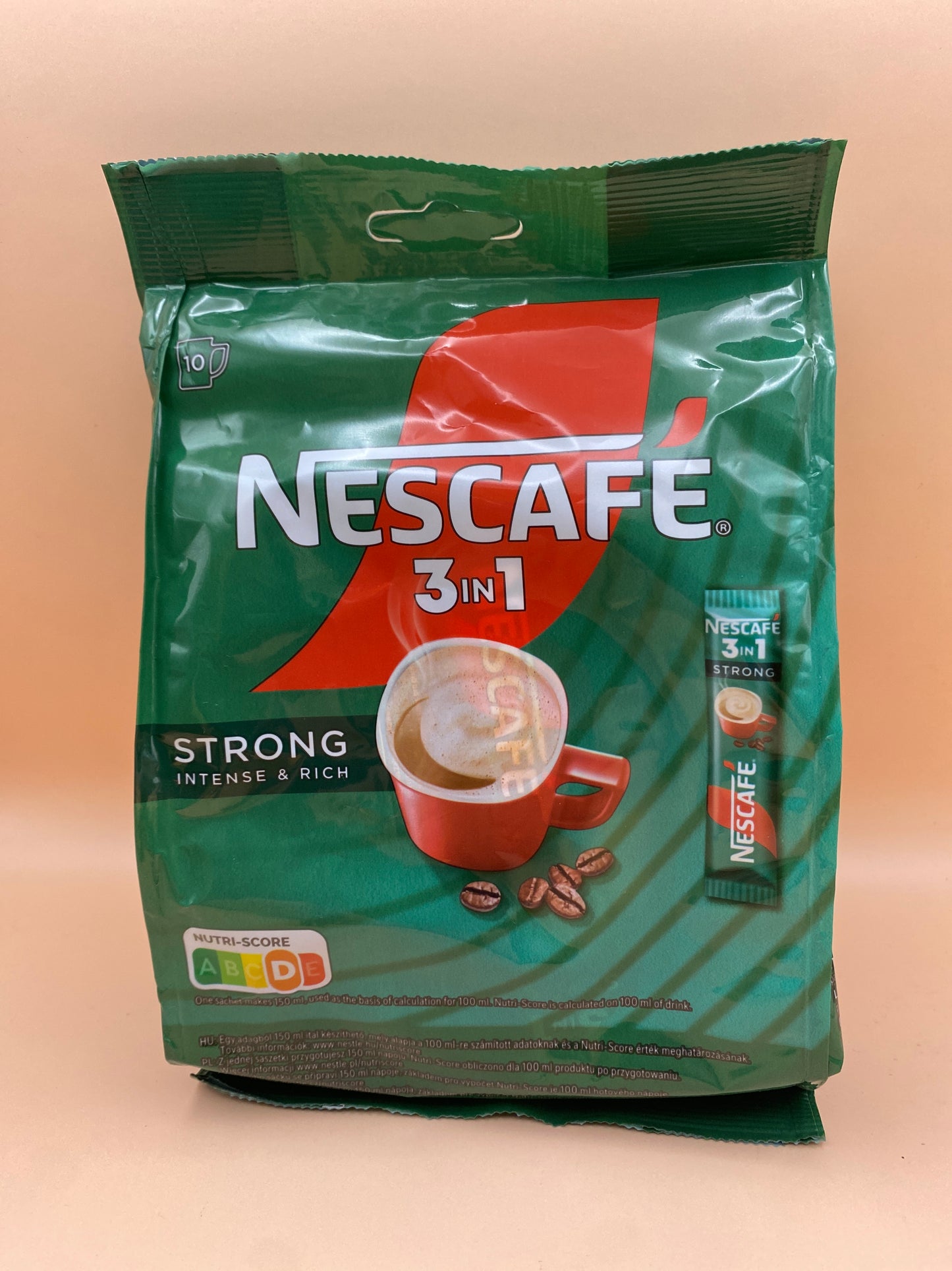 Nescafe strong 3in1 azonnal oldódó kávéspecialitás 160g