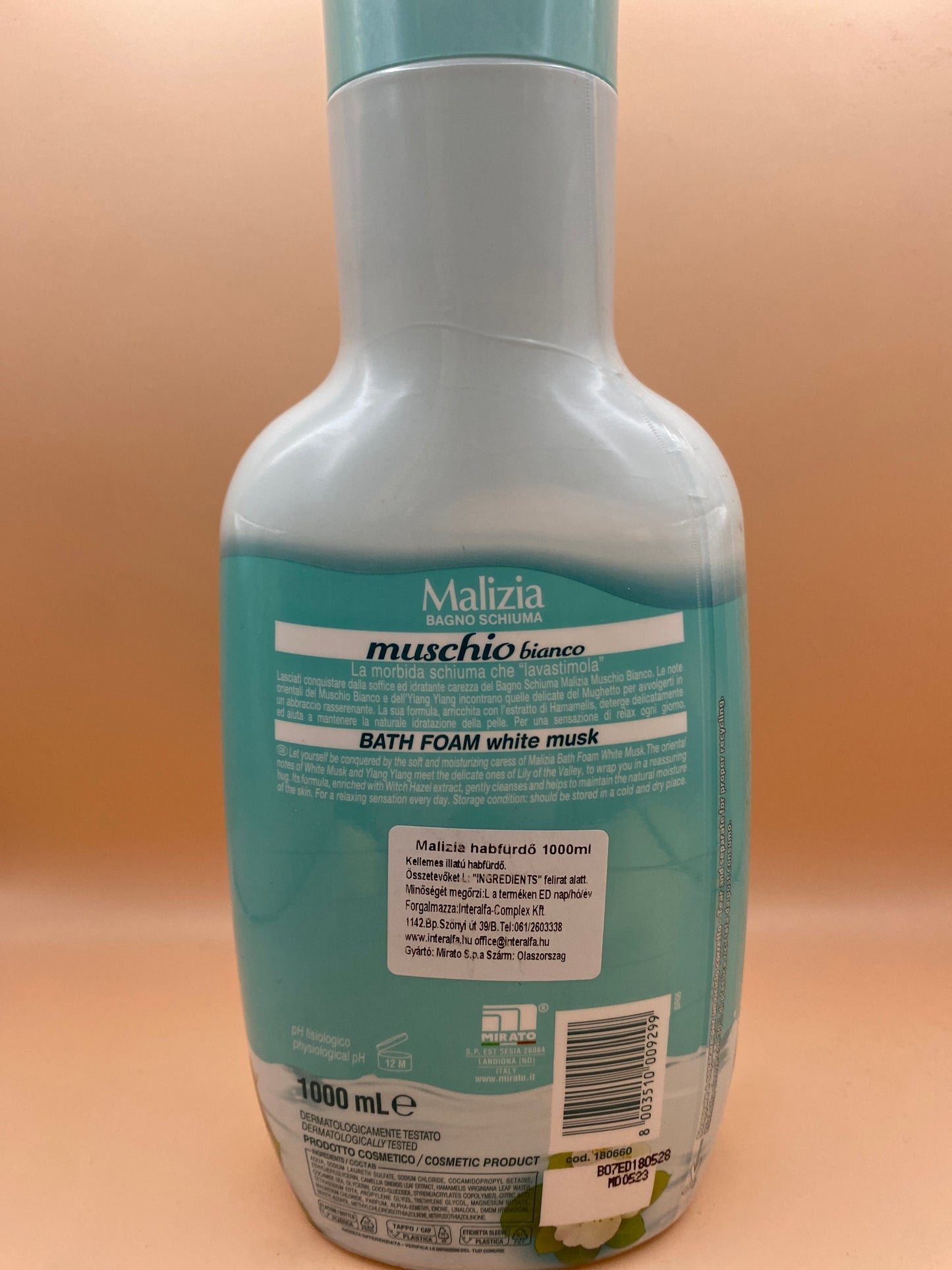 Malizia Habfürdő 1 liter
