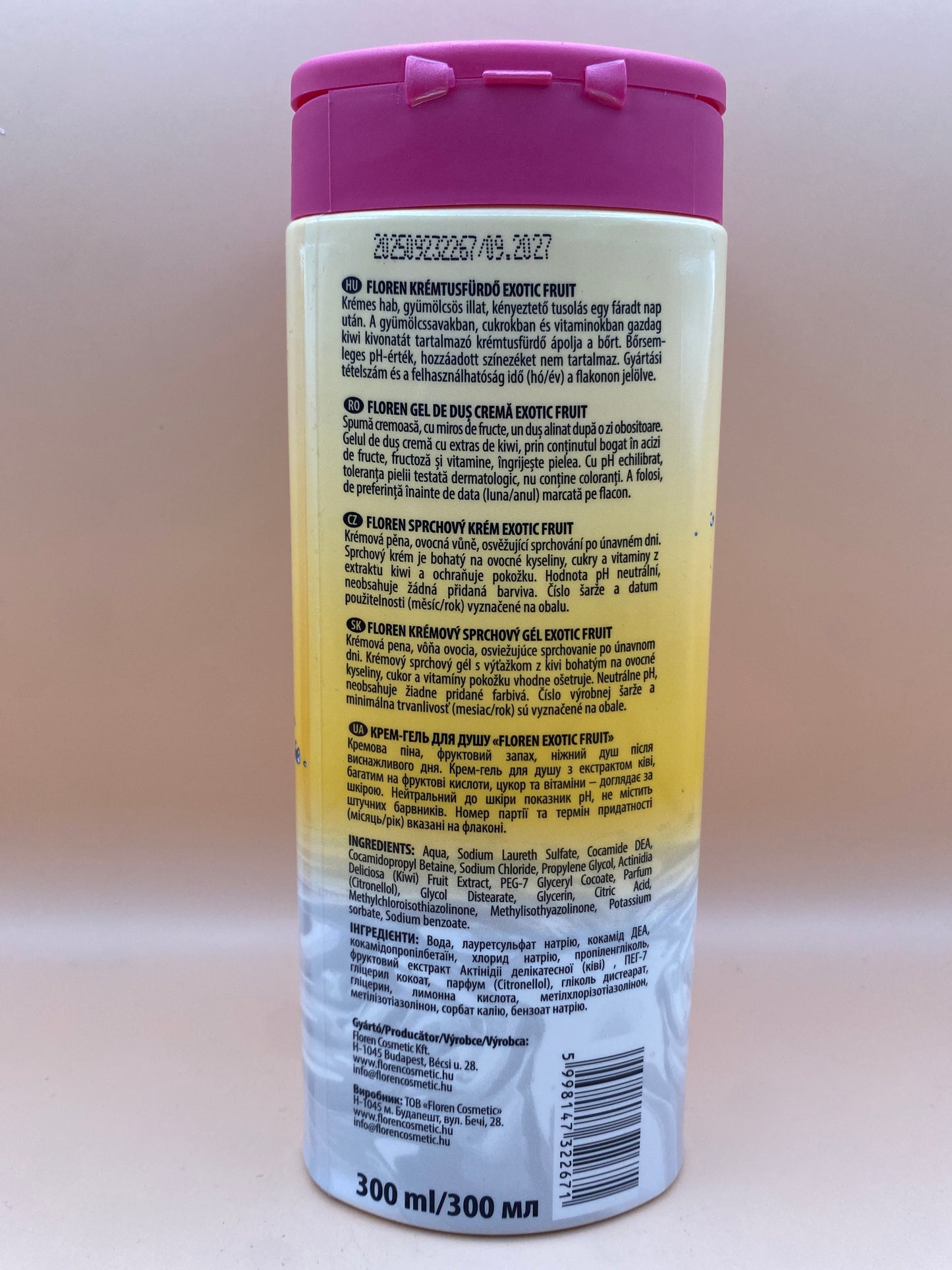 Floren Krémtusfürdő 300 ml      Exotic Fruit