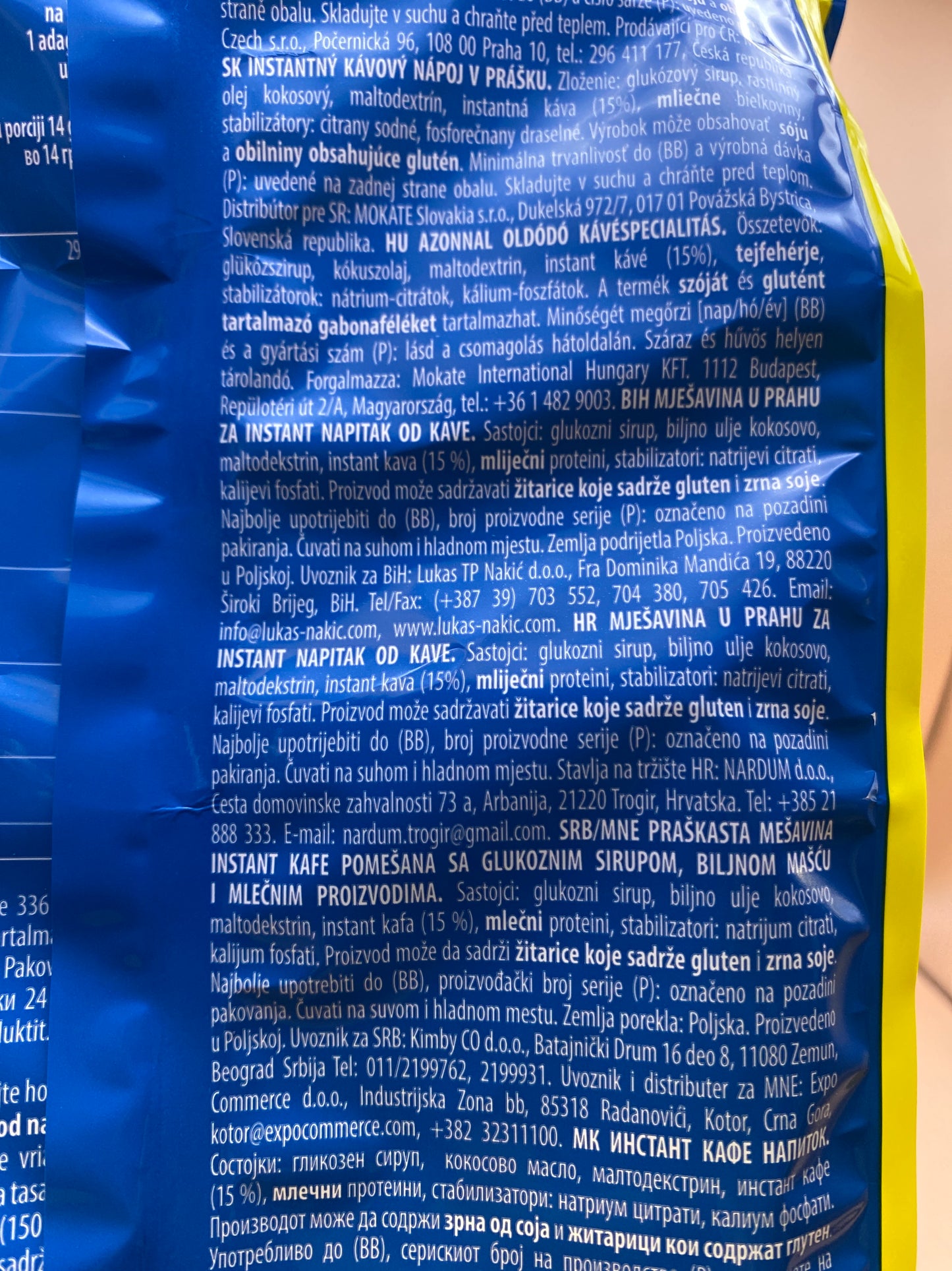 Mokate 2in1 Classic azonnal oldódó kávéspecialitás 336g