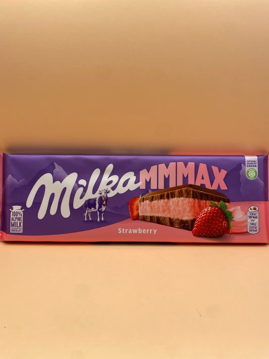 Milka Tejcsokoládé eper ízű töltelékkel 300g