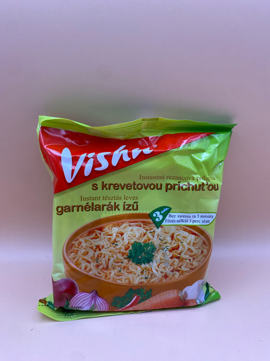 Visu instant tésztát leves 60g.    Garnélarák ízű