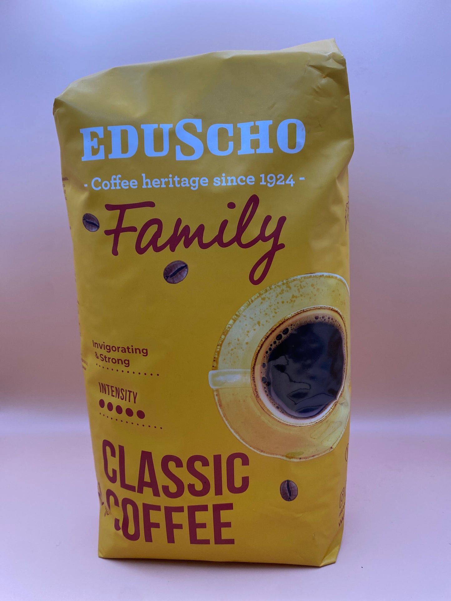 Eduscho Family pörkölt szemes kávé  1000g