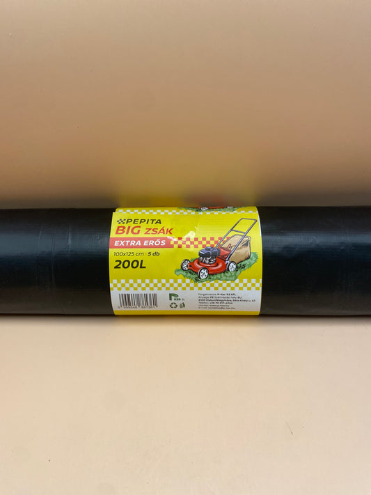 Pepita BIG zsák Extra erős                200 literes 5 darab