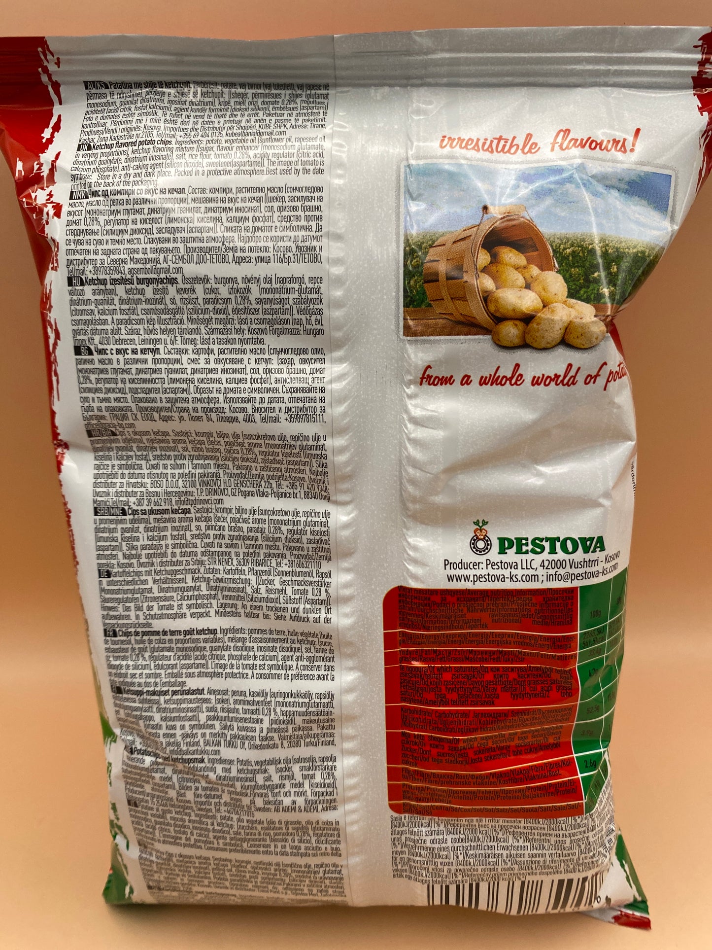 Vipa Ketchup ízesítésű burgonya-chips 30g