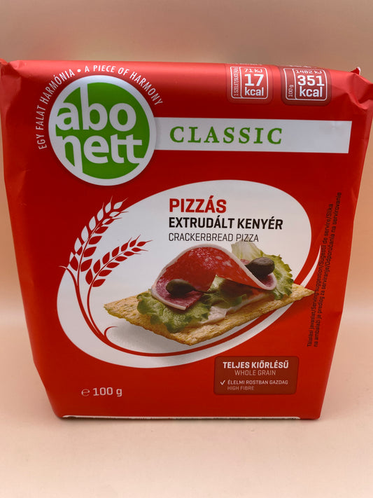 Abonett extrudált kenyér 100g Pizzás