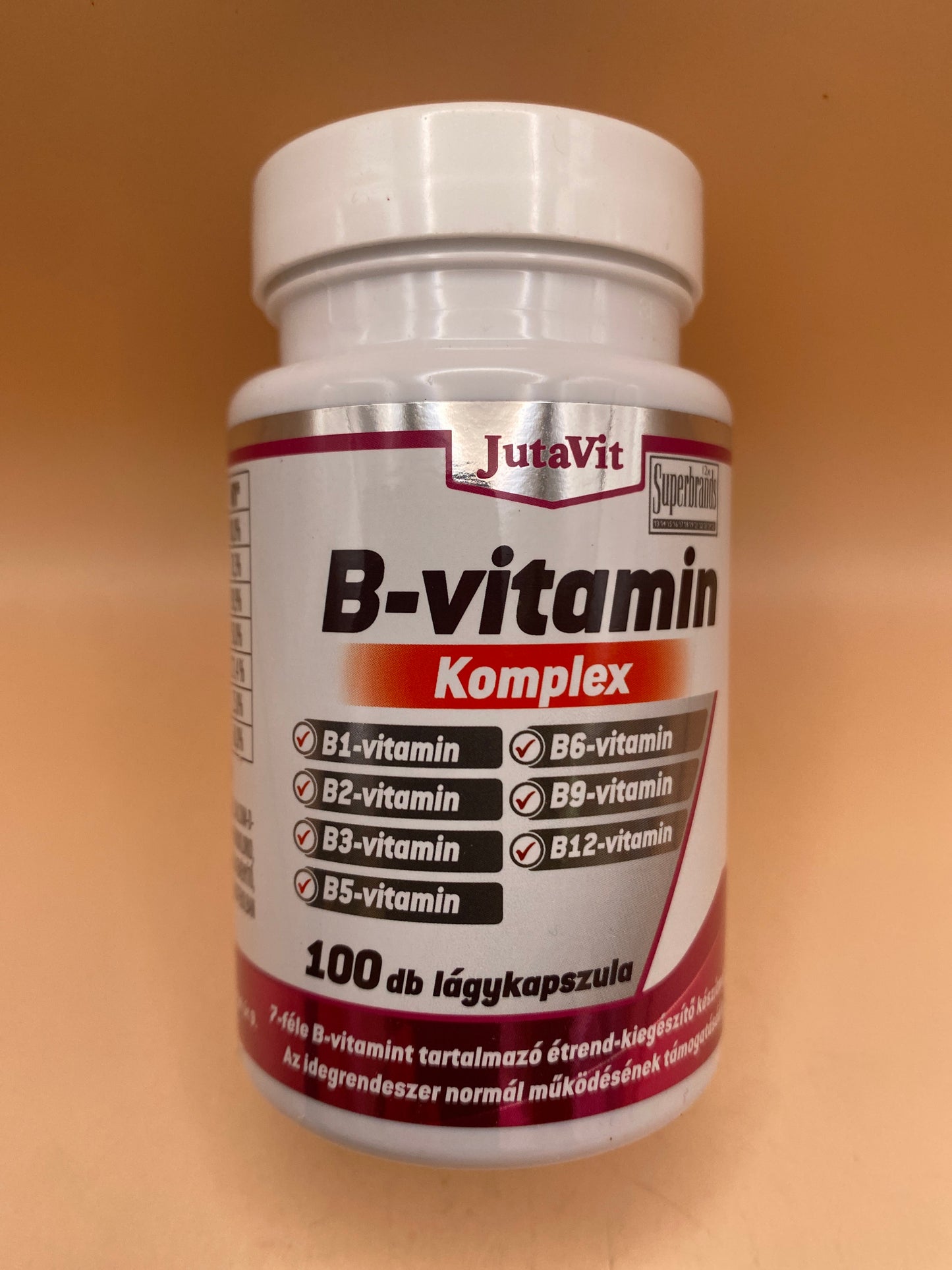 JutaVit B-vitamin Komplex 100 darab lágykapszula