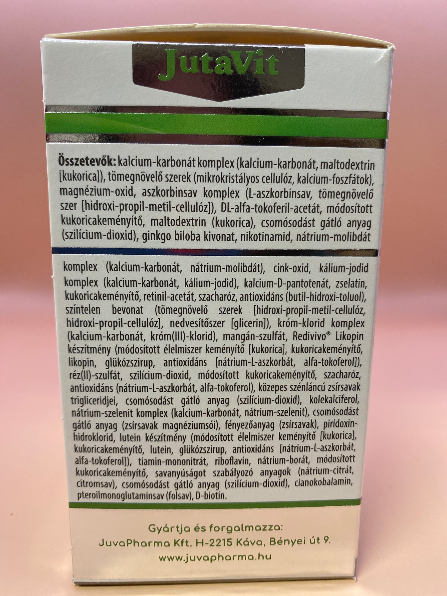 JutaVit Multivitamin Immuner 50 év felettieknek 100 darab filmtabletta