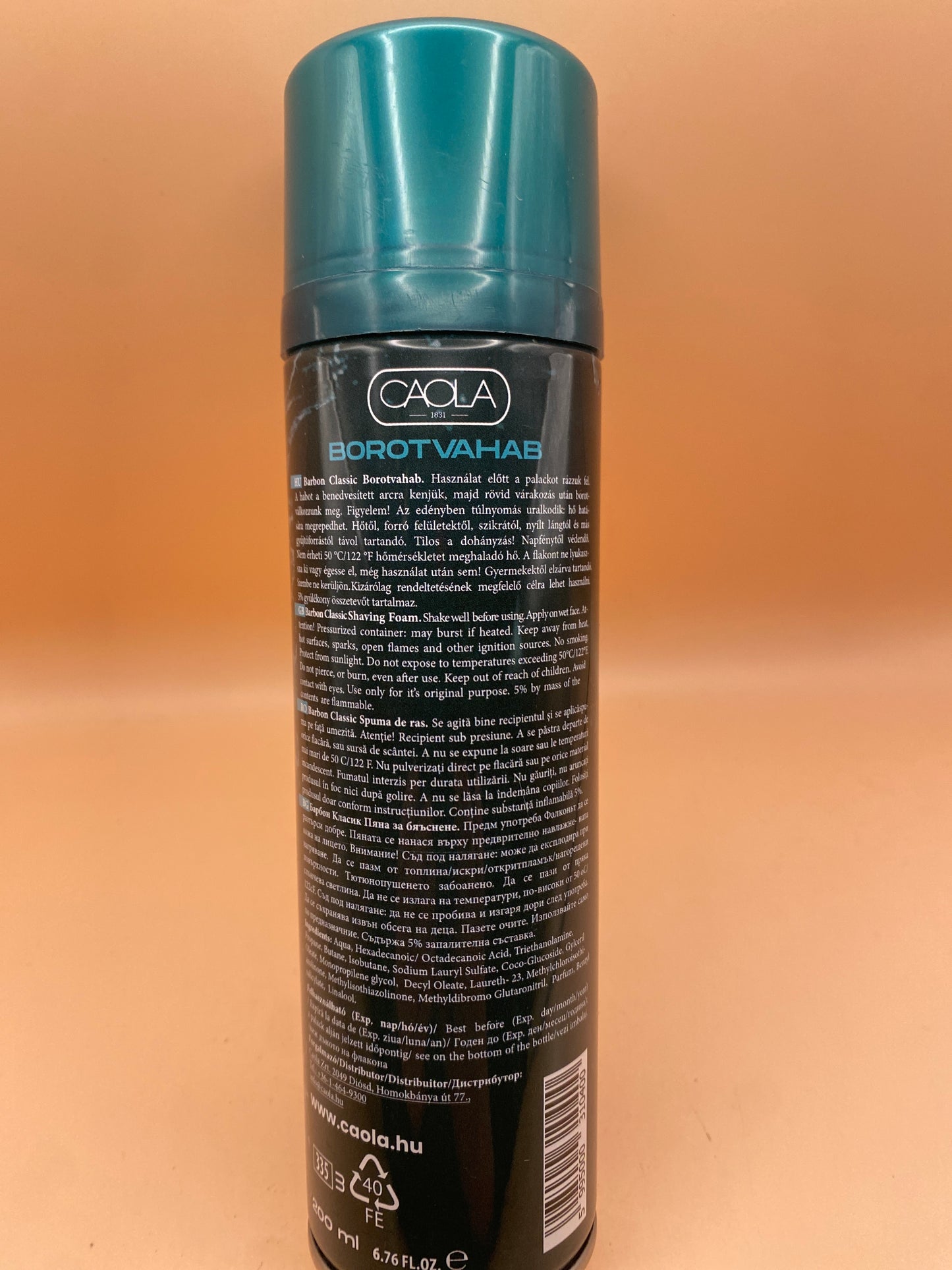 Caola Barbon Classic Borotvahab  200 ml