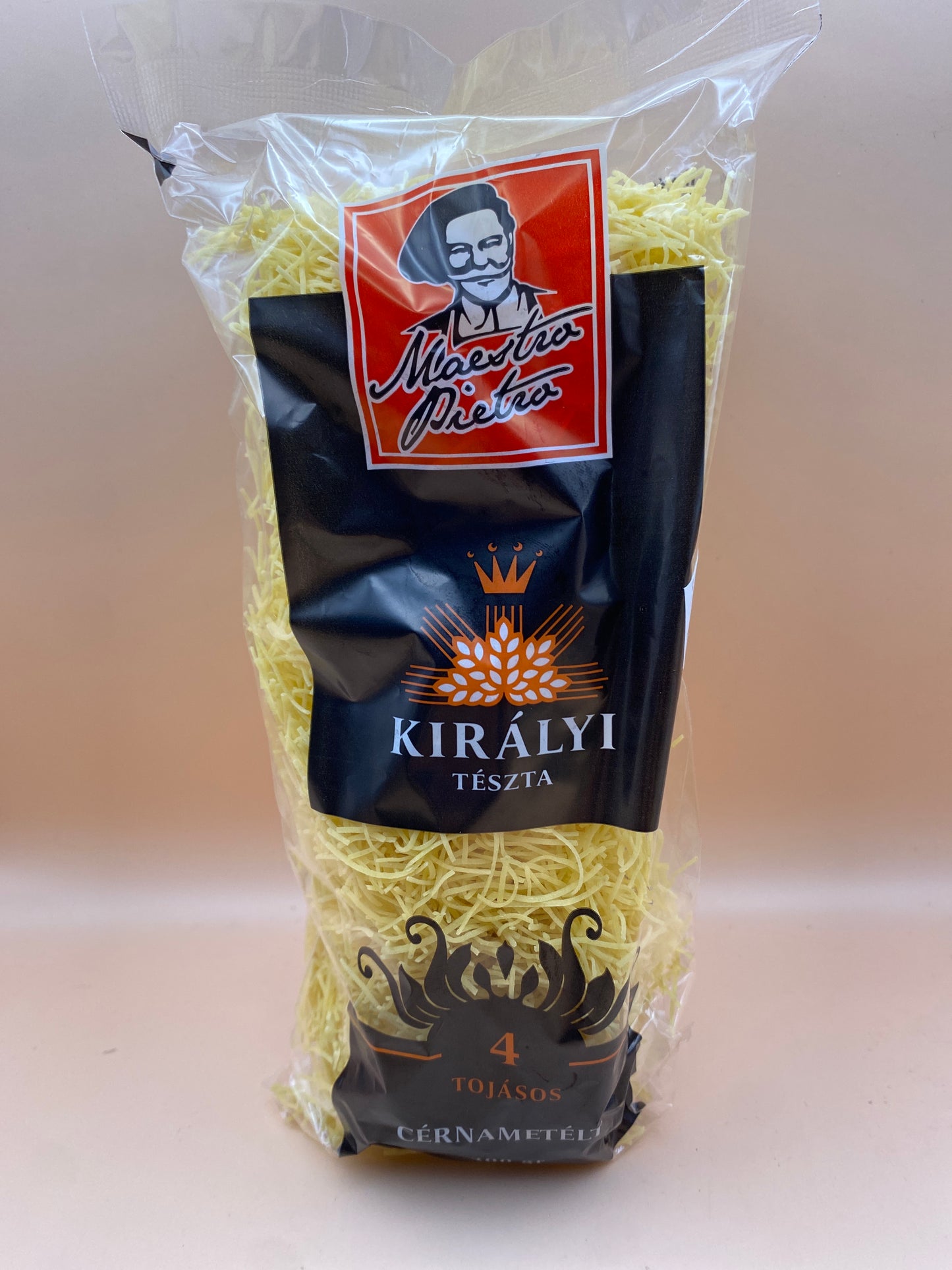 Királyi 4 tojásos száraztészta 200g Cérnametélt