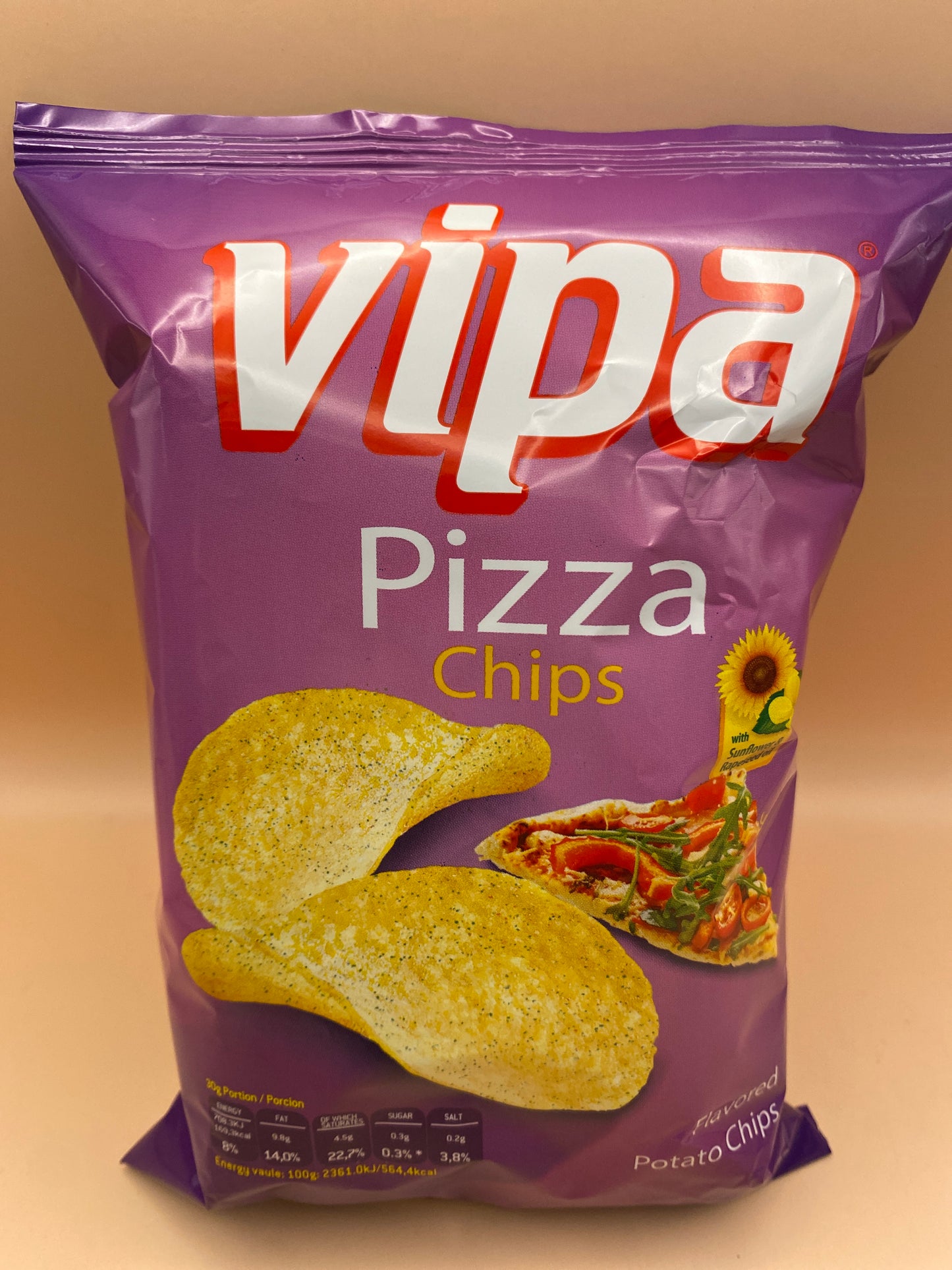 Vipa Pizza ízesítésű burgonyachips 30g