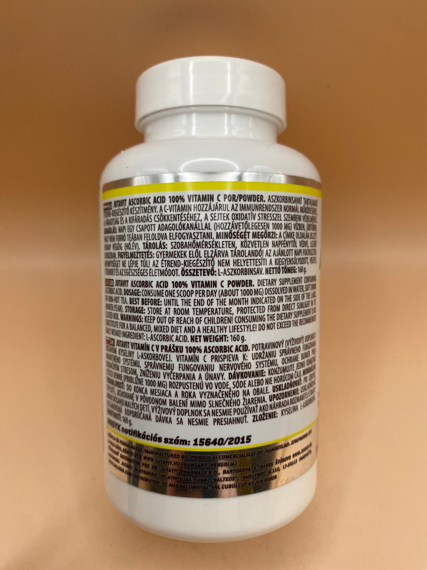 JutaVit Ascorbic acid 100% Vitamin C por 160g